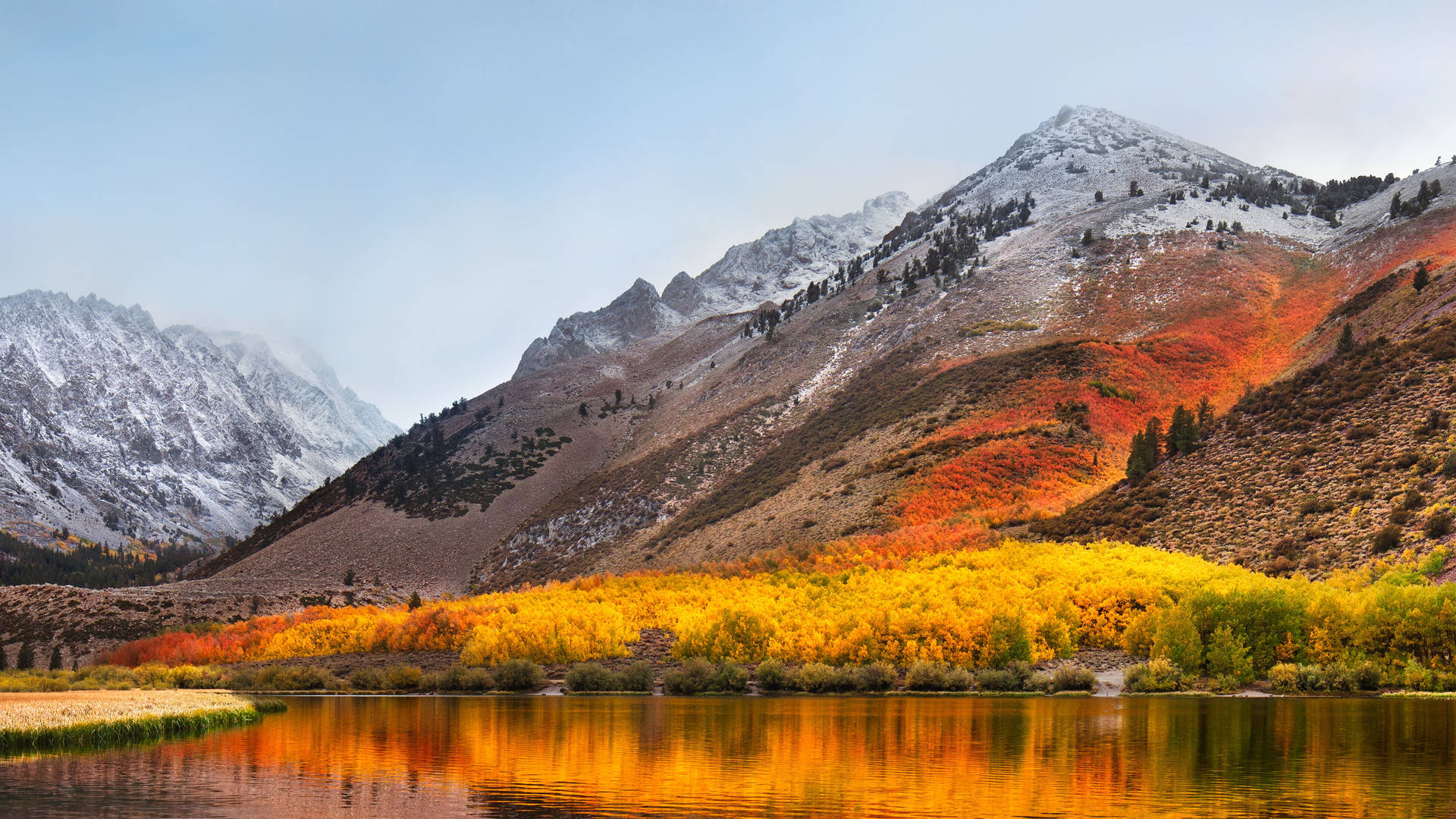 Montagne autunnali con lago, 1920x1080 Full HD 1080p, MacBook Air