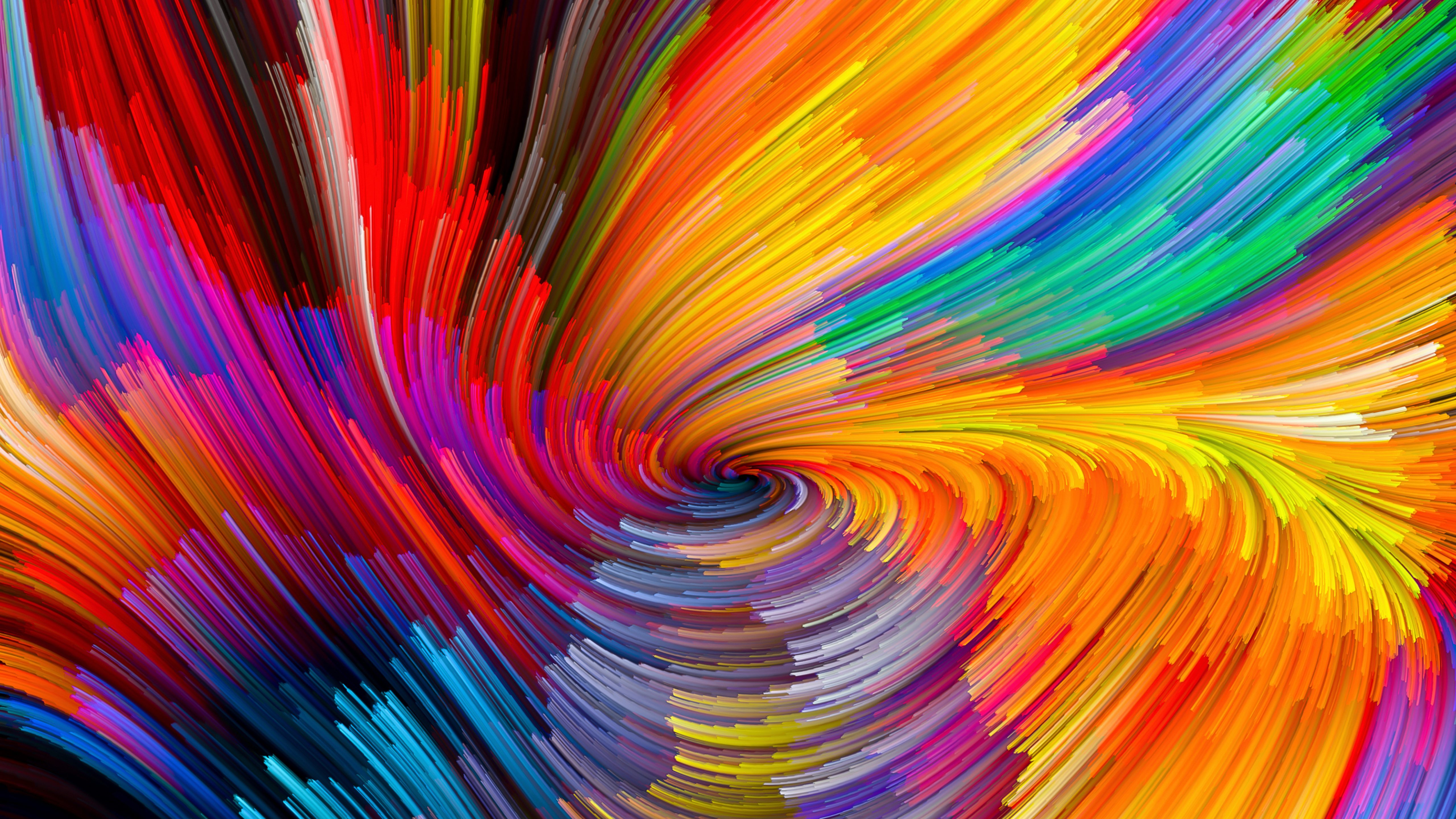 Esplosione colori astratta fumo, 2880x1800 2K+, iMac