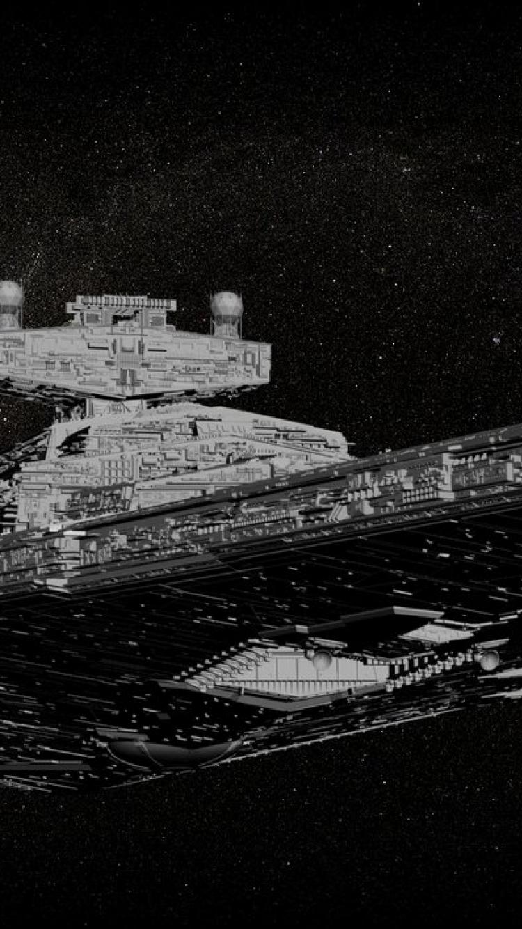 Star Destroyer imperiale spazio, 750x1334 Full HD Verticale, iPhone