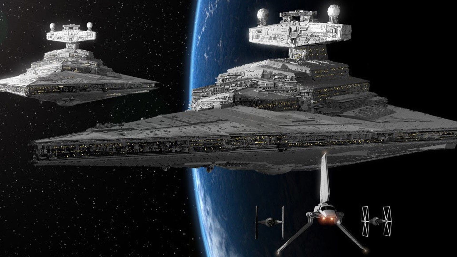 Star Destroyer Imperiale nello spazio, 1920x1080 Full HD, PC