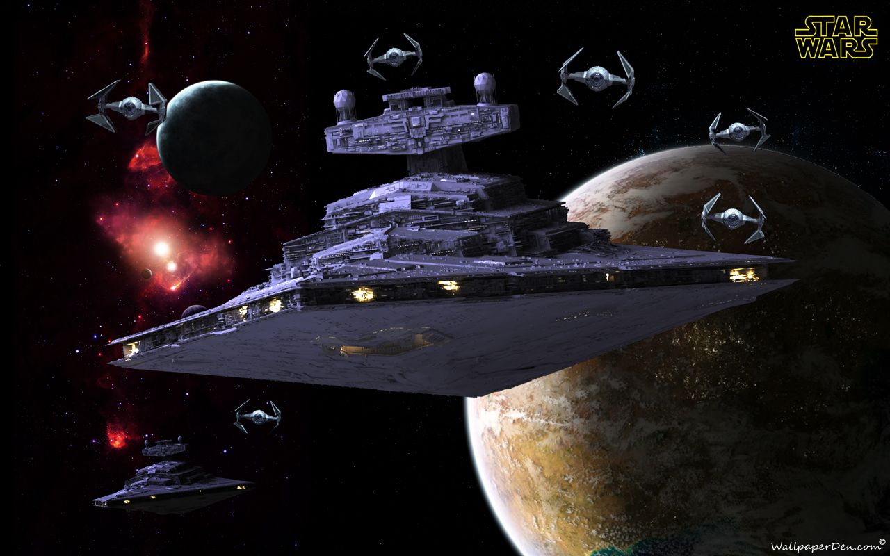 Star Destroyer Star Wars spazio, 1280x800 HD, Desktop