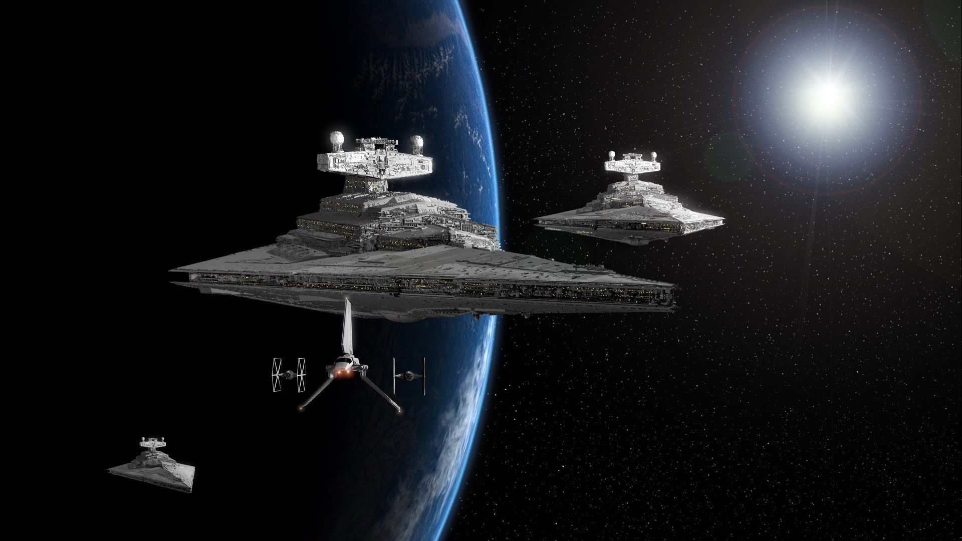 Cacciatorpediniere stellari Star Wars, 1920x1080 Full HD 1080p, Desktop
