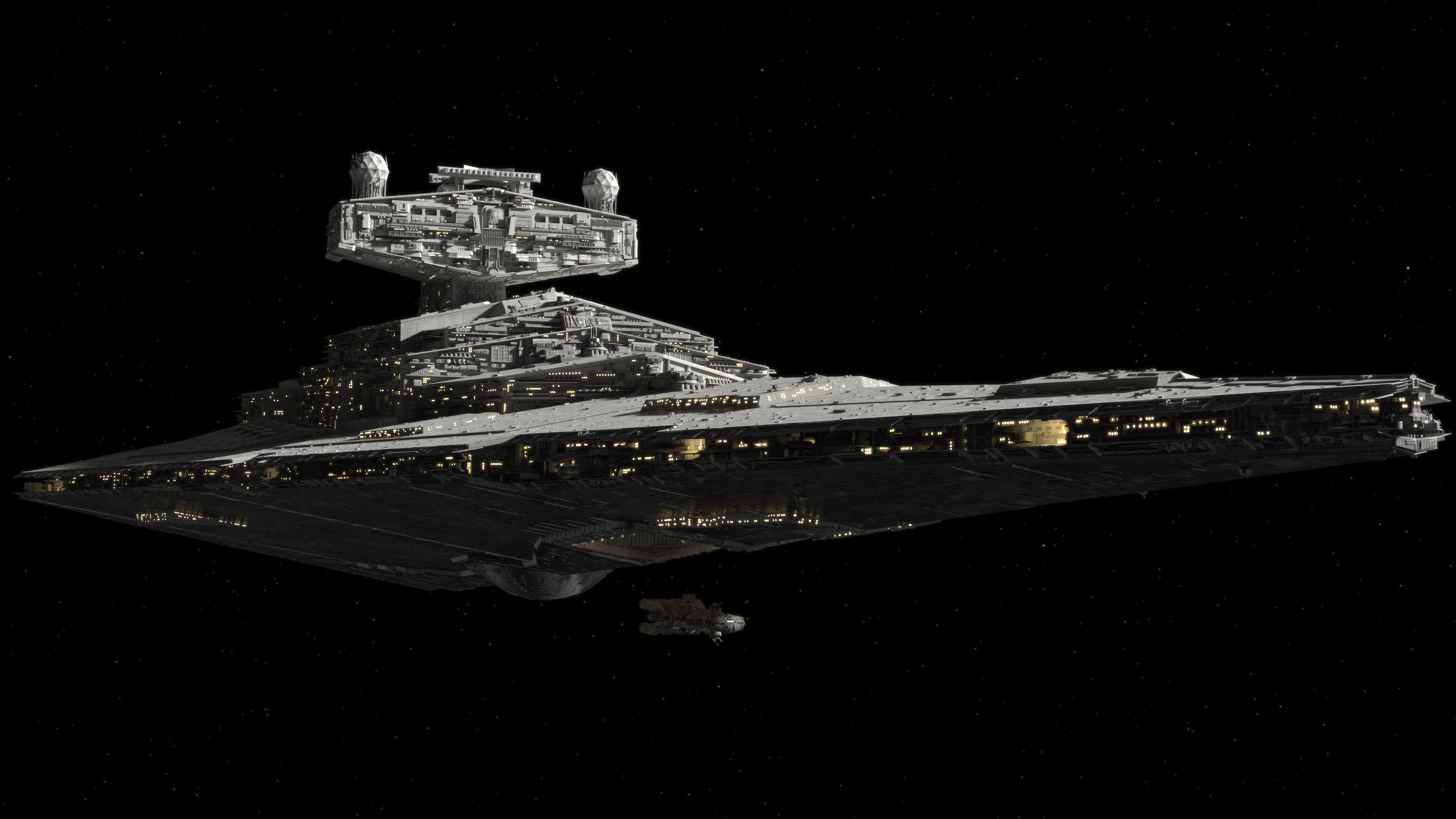 Star Destroyer Imperiale Star Wars, 3840x2160 UHD, PC 4K
