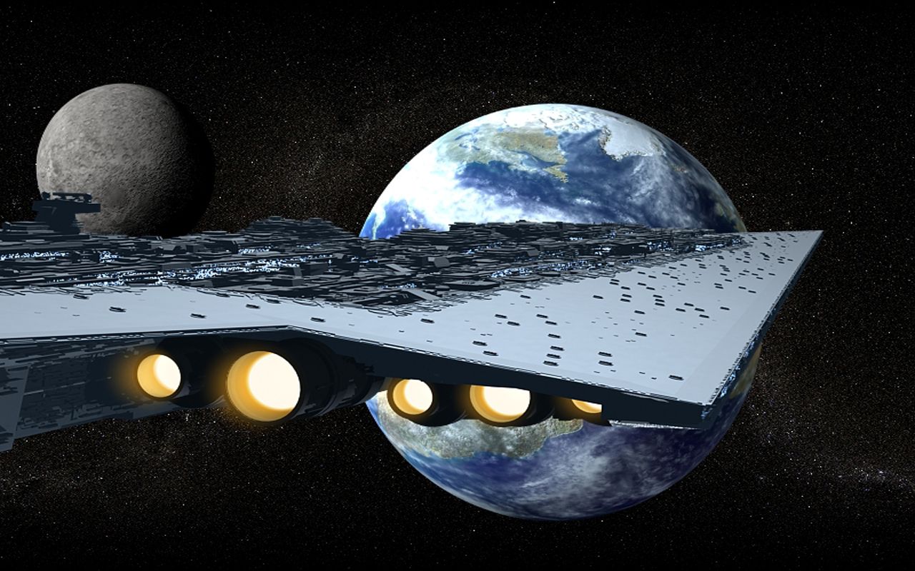 Star Destroyer Star Wars spazio, 1280x800 720p, Lenovo Legion