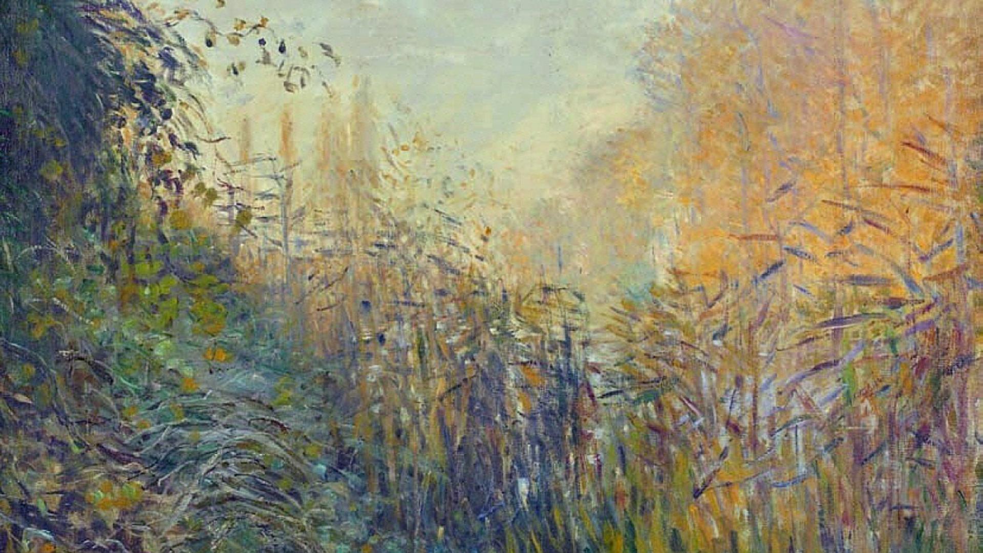 Dipinto impressionista paesaggio autunnale, 1920x1080 1080p, Desktop