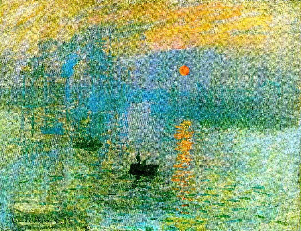 Alba porto impressionista Monet, 1051x808 HD, PC