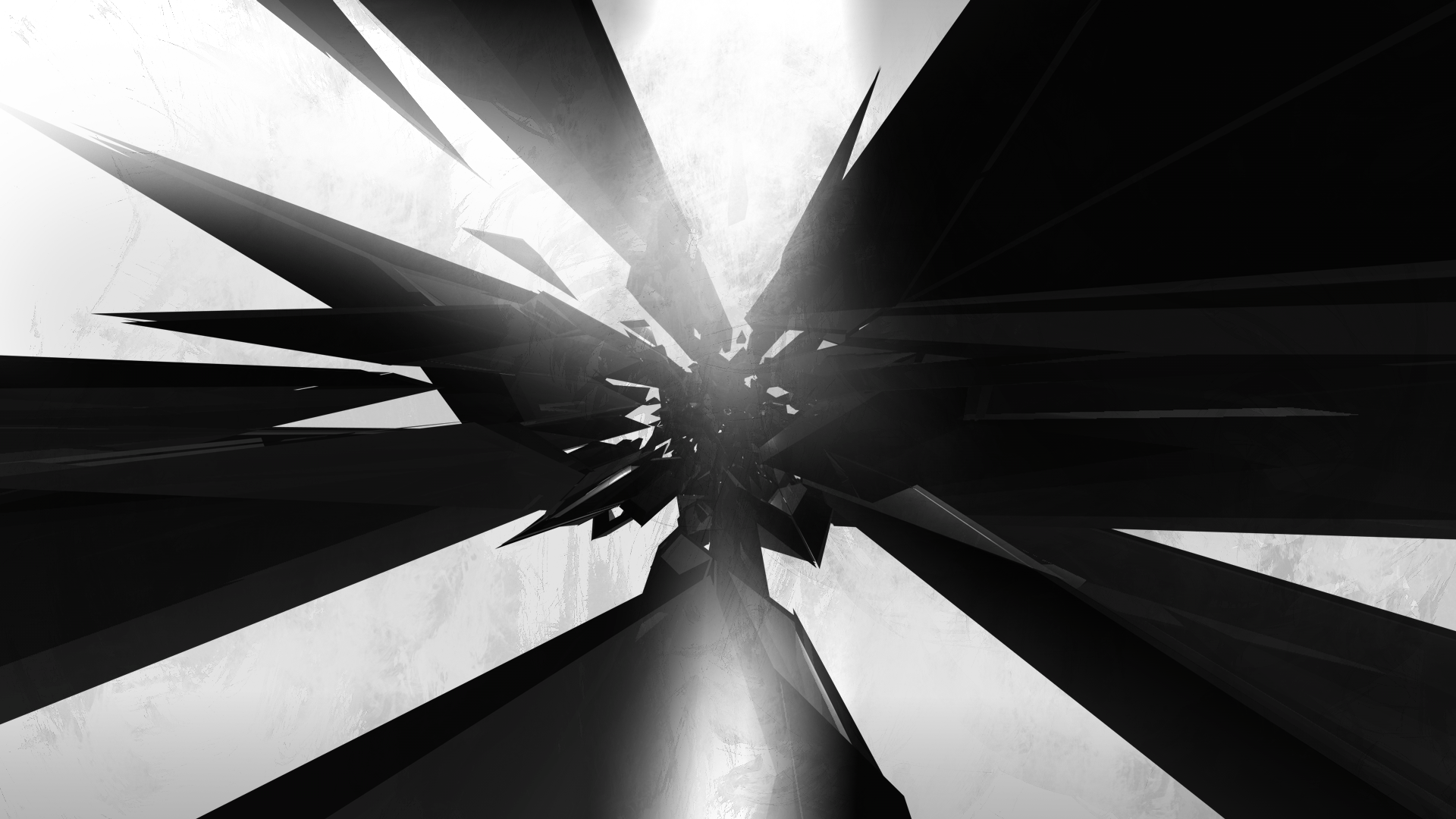 Frammenti astratti bianco nero, 1920x1080 Full HD, PC Desktop
