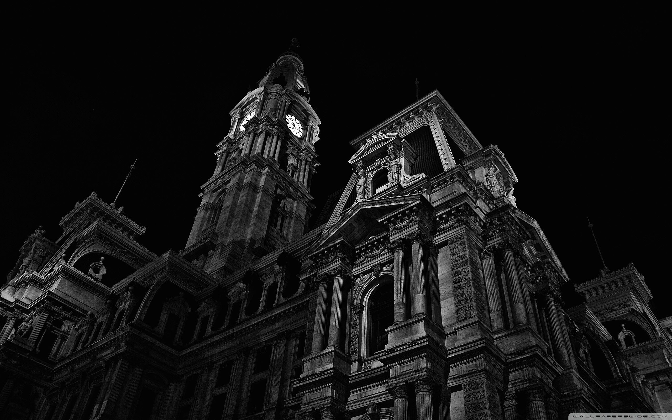 Architettura gotica in bianco e nero, 2560x1600 WQXGA, Monitor Gaming