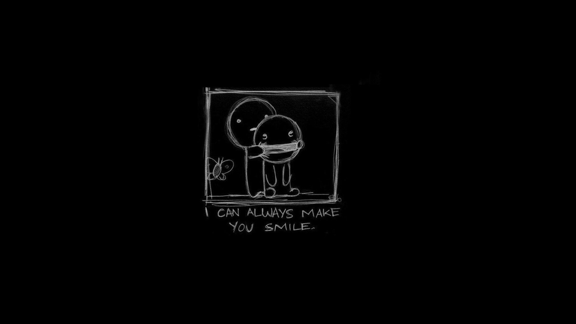 Disegno stick figure abbraccio bianco nero, 1920x1080 Full HD, PC