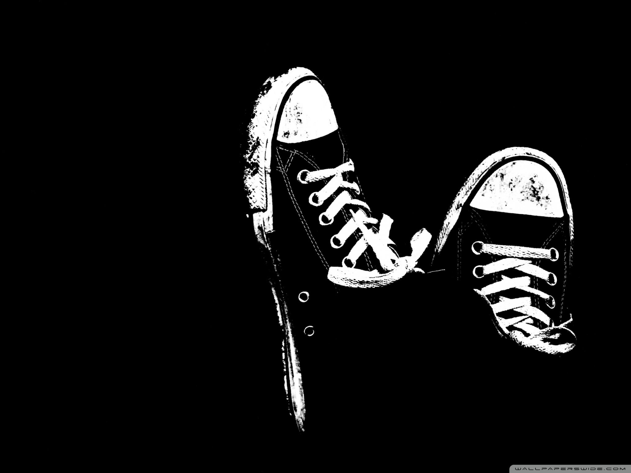 Scarpe Converse bianco e nero, 2048x1536 alta risoluzione, Monitor Gaming