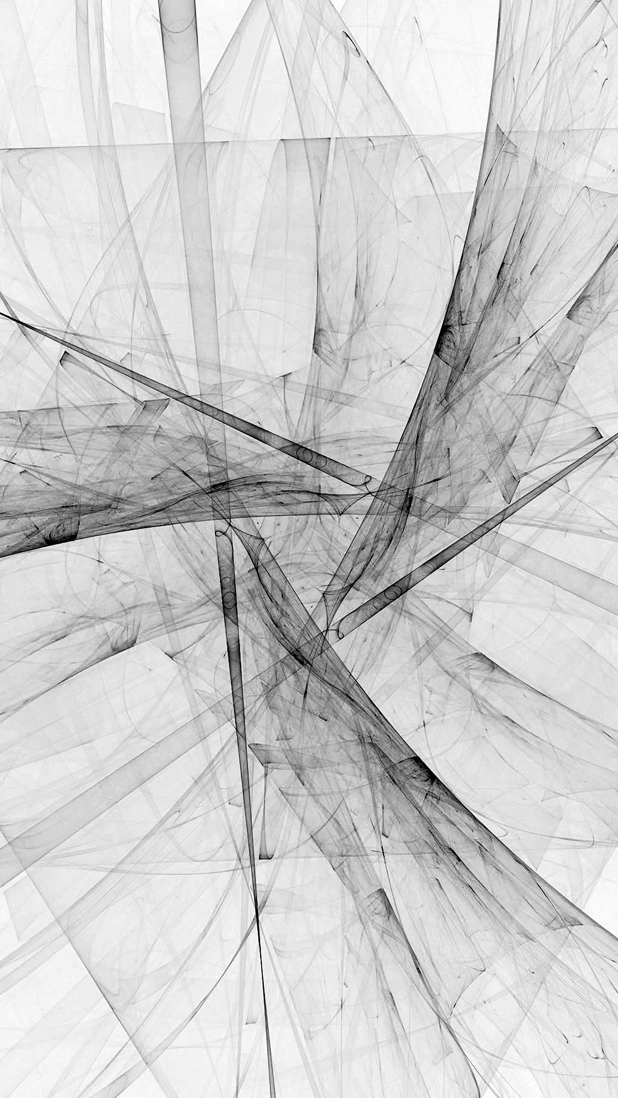 Forme astratte geometriche bianco nero, 1242x2208 Verticale, Mobile