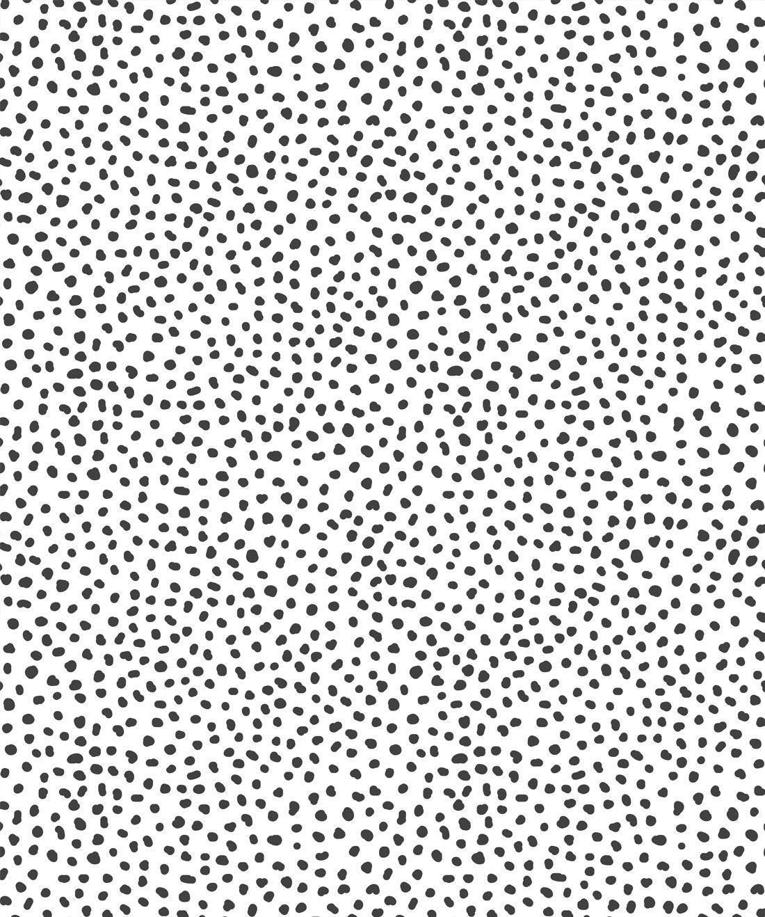 Pois neri irregolari bianco e nero, 1100x1318 Verticale, Telefono