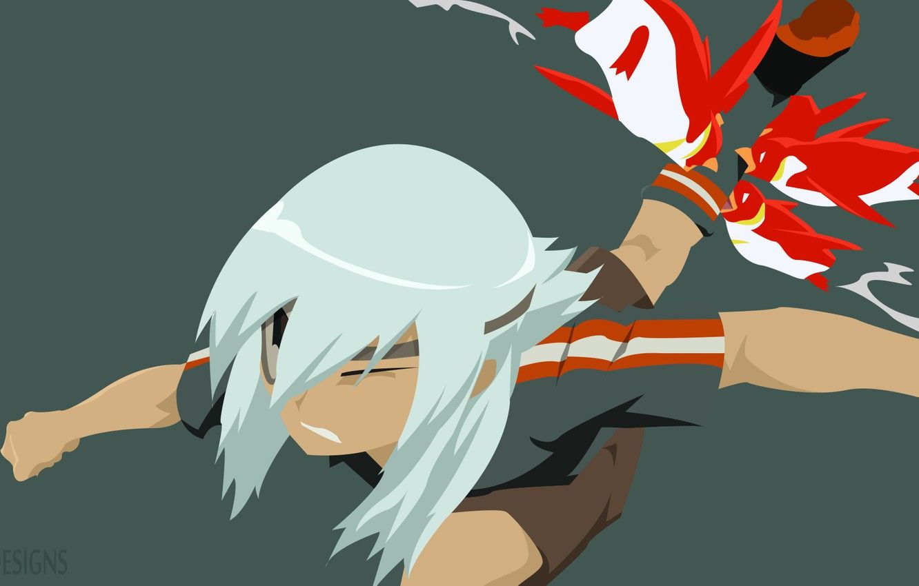 Inazuma Eleven personaggio capelli bianchi, 1332x850 HD, ROG Asus Laptop