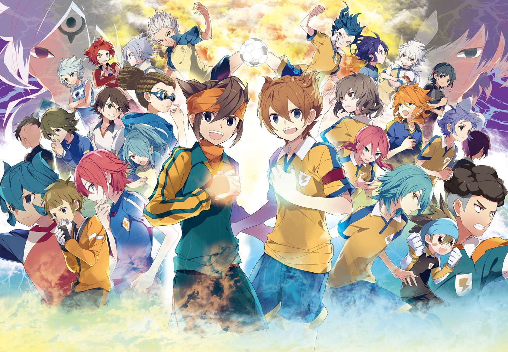 Personaggi Inazuma Eleven squadra, 1682x1167 HD Ready, Notebook Gaming