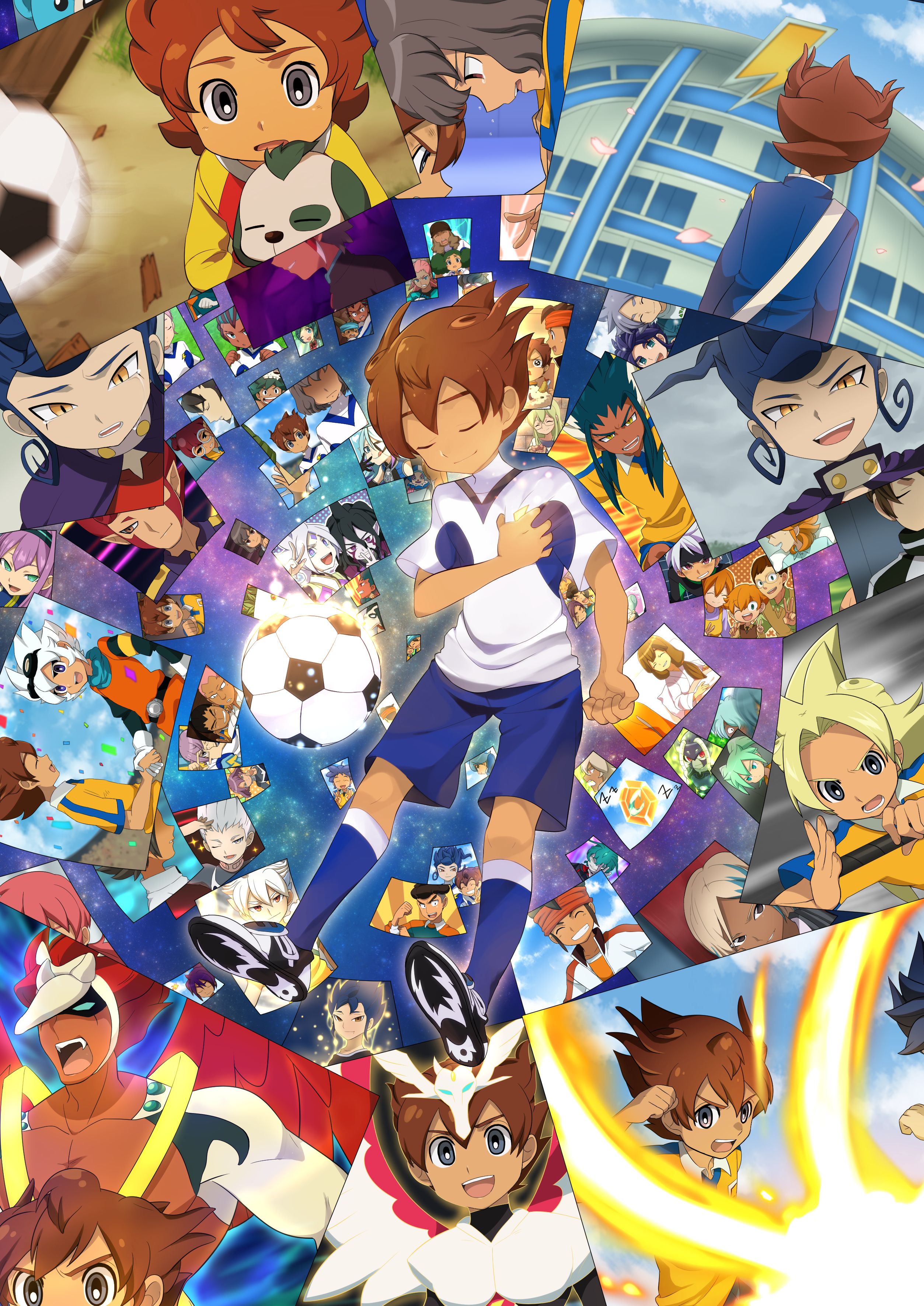 Inazuma Eleven personaggi calcio anime, 2507x3541 Full HD Verticale, iPhone