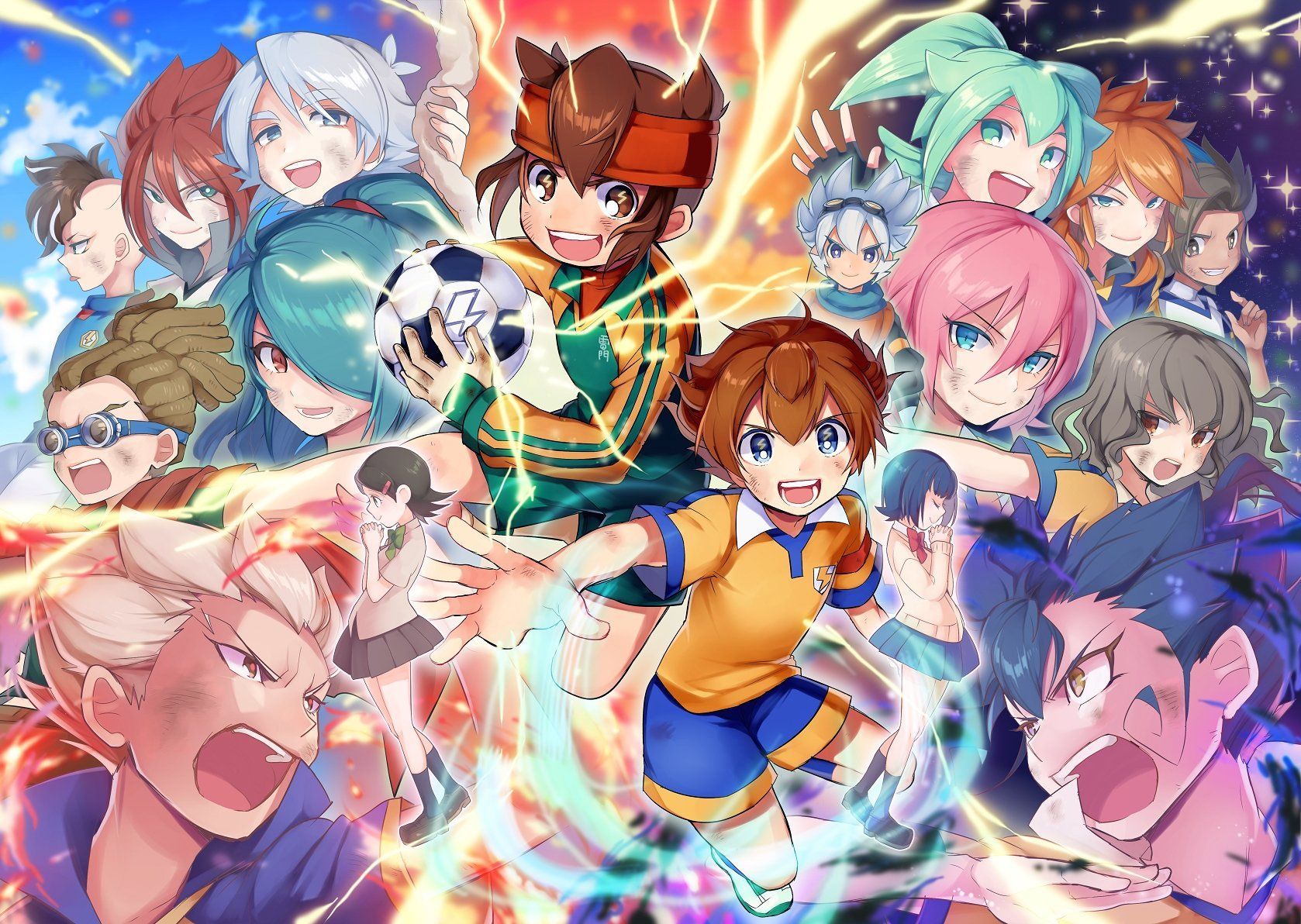 Inazuma Eleven GO personaggi calcio, 1678x1192 900p, Desktop