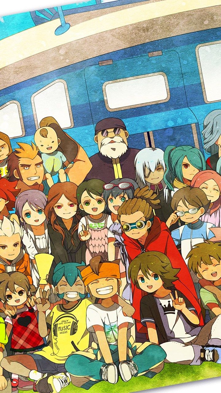 Personaggi Inazuma Eleven gruppo, 720x1280 Verticale, Mobile