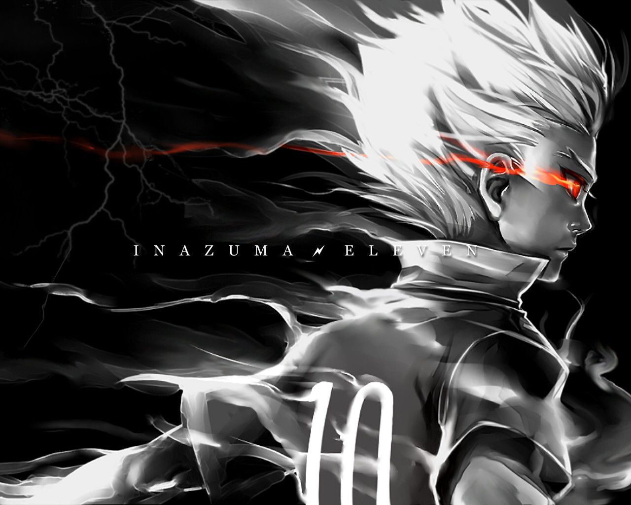 Inazuma Eleven personaggio bianco e nero, 1280x1024 720p, Laptop