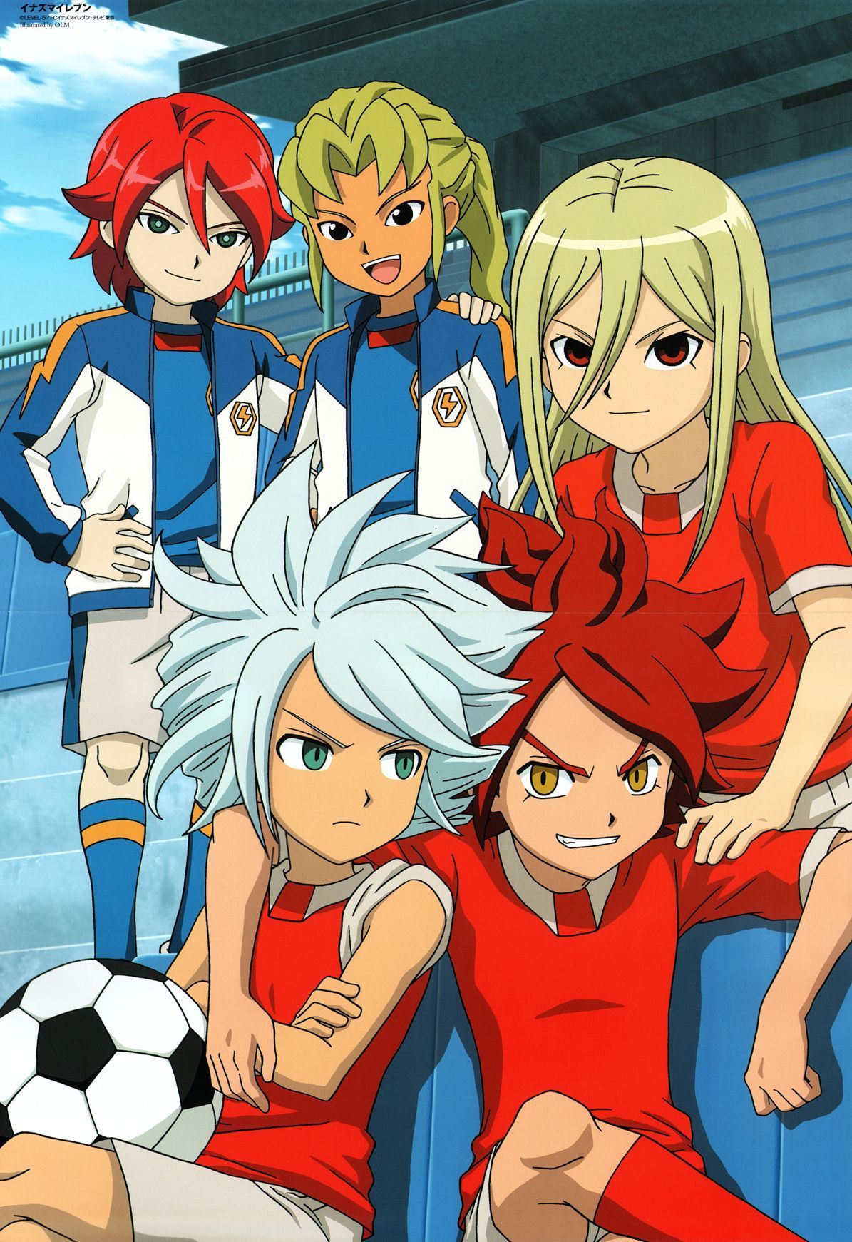 Inazuma Eleven personaggi calcio, 1195x1741 Full HD Verticale, iPhone