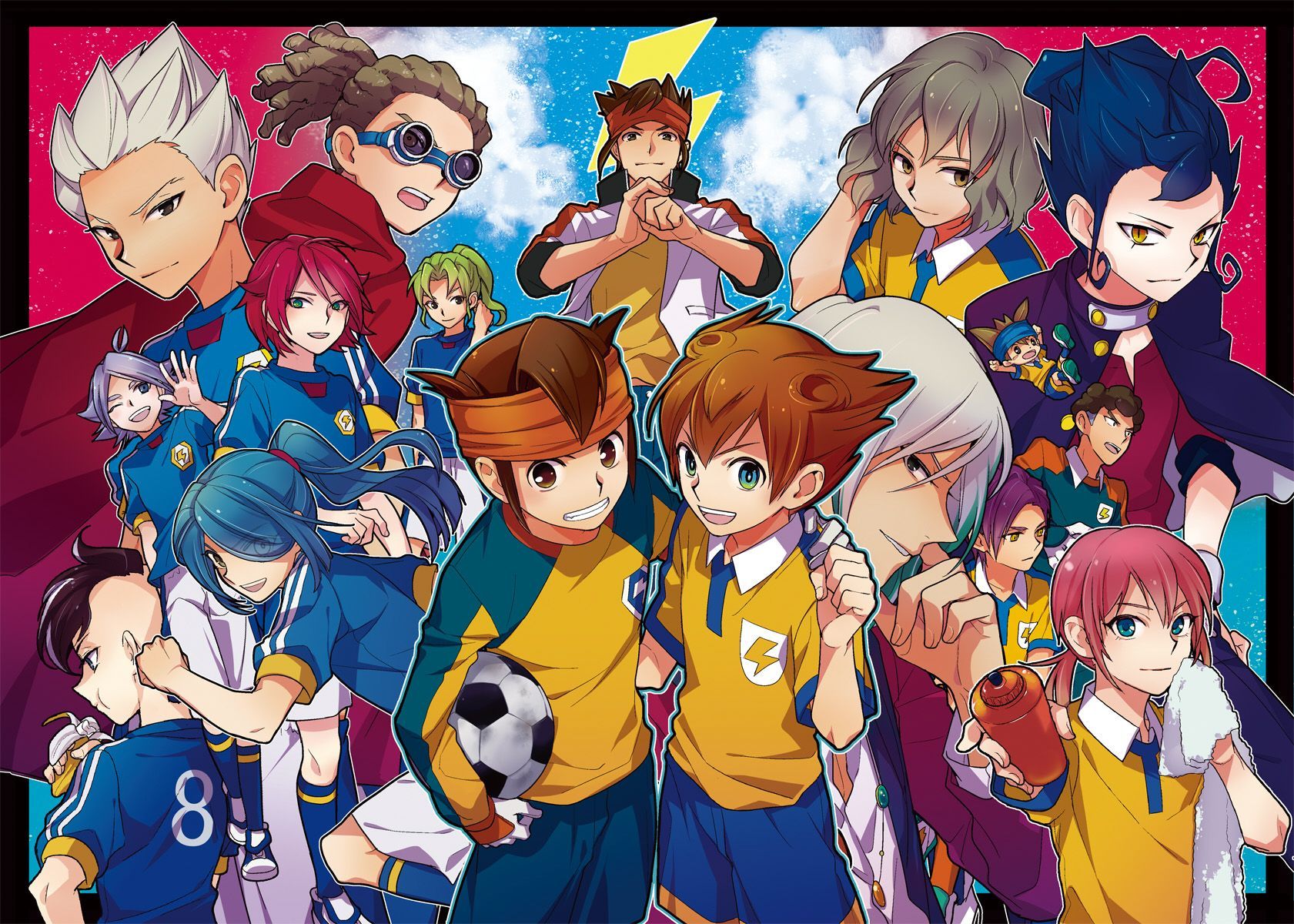 Inazuma Eleven personaggi squadra calcio, 1681x1200 HD Ready, Desktop