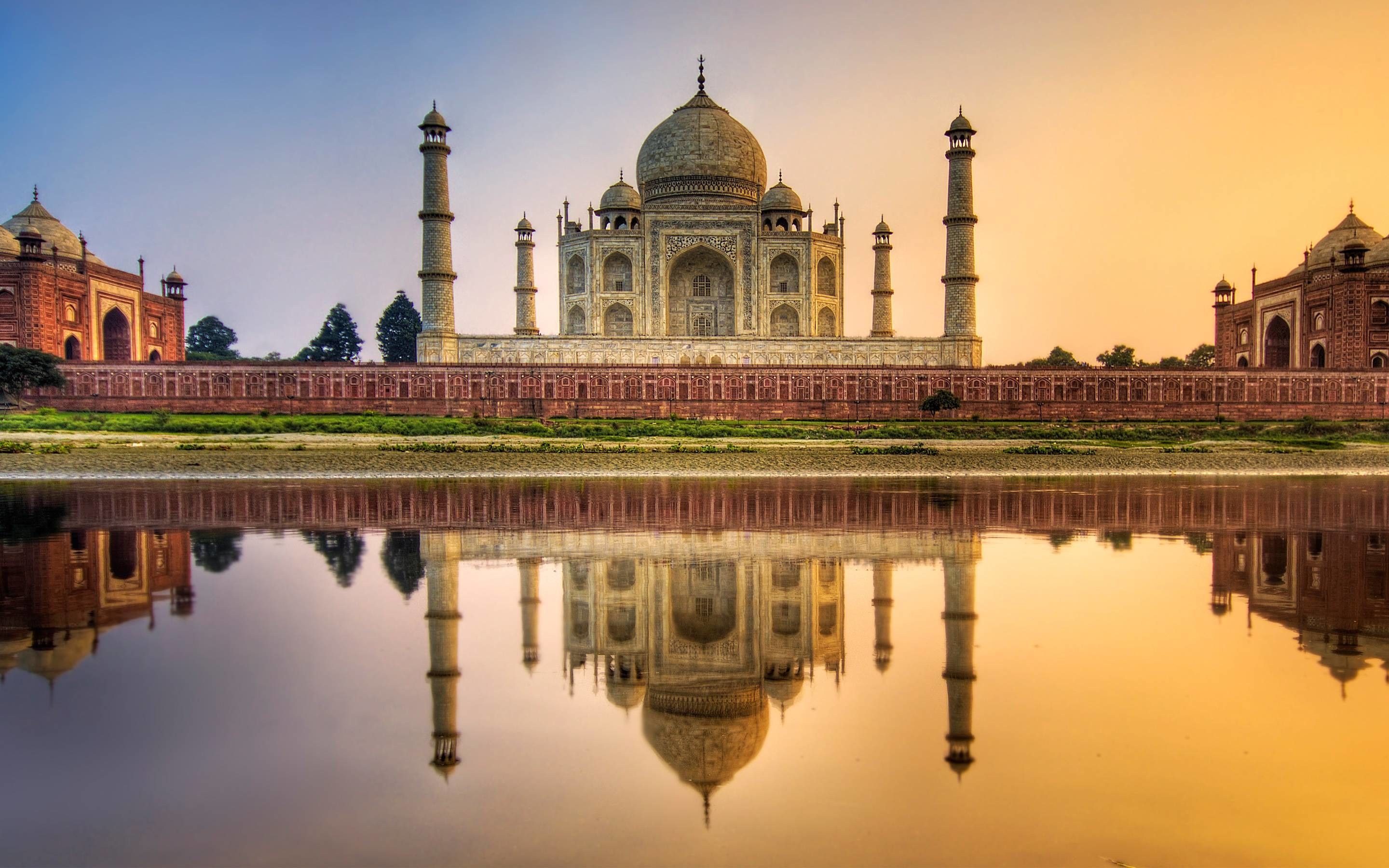 Taj Mahal al tramonto, 1920x1080 Full HD, PC