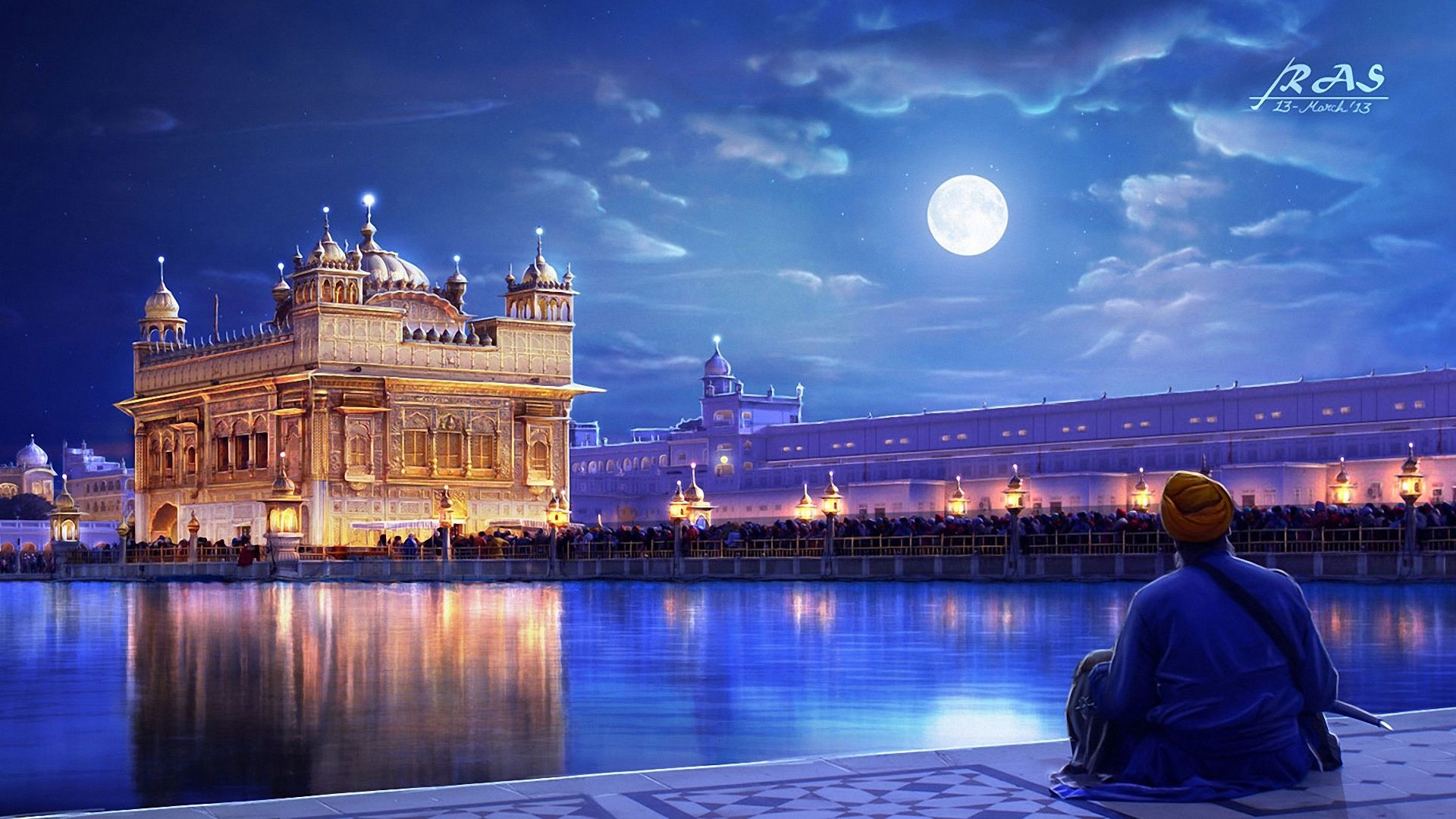 Tempio d'Oro Amritsar India, 1200x800 HD, Monitor Gaming