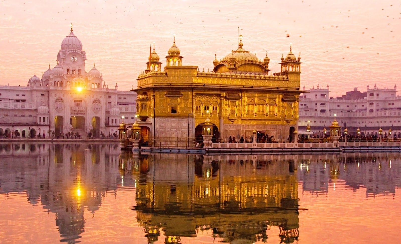 Tempio d'Oro Amritsar India, 1600x972 HD Ready, Desktop