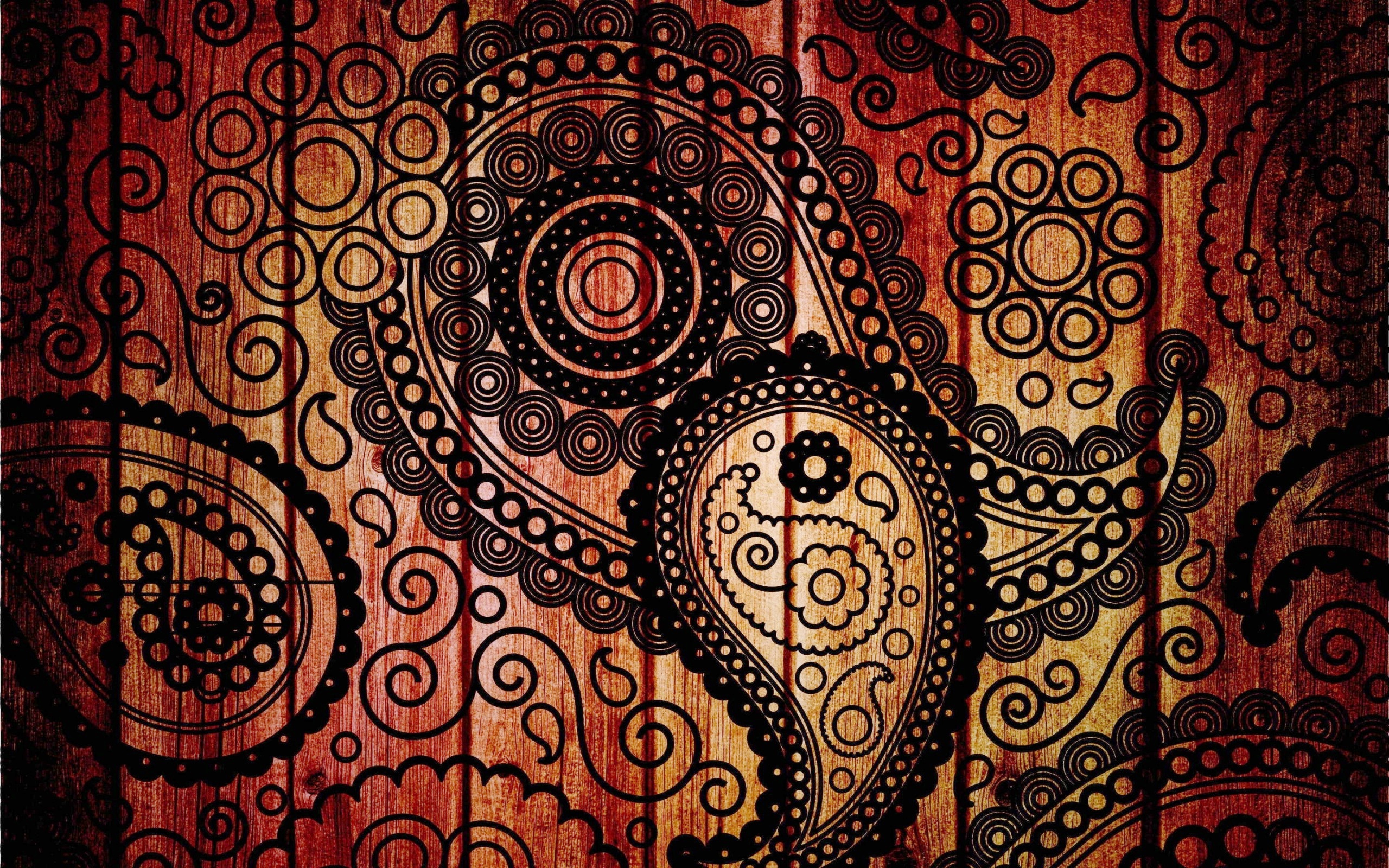 Motivo paisley indiano decorativo, 2560x1600 WQXGA, MacBook Pro