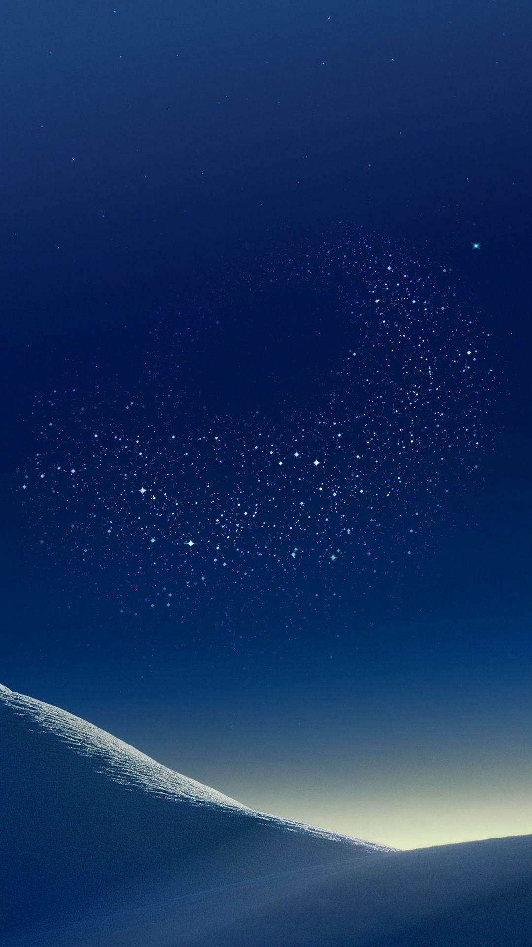 Cielo stellato blu notturno, 1080x1920 Full HD Verticale, iPhone