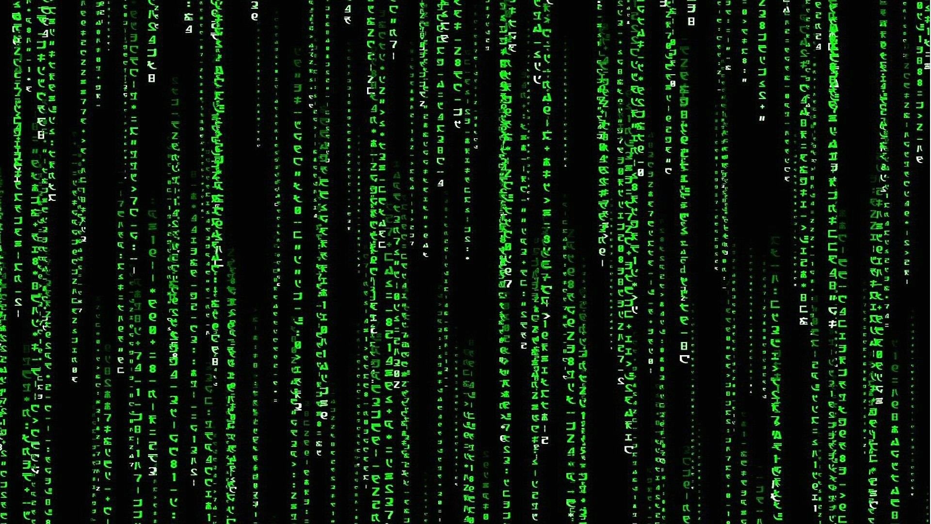 Codice binario verde stile Matrix, 1920x1080 Full HD 1080p, PC
