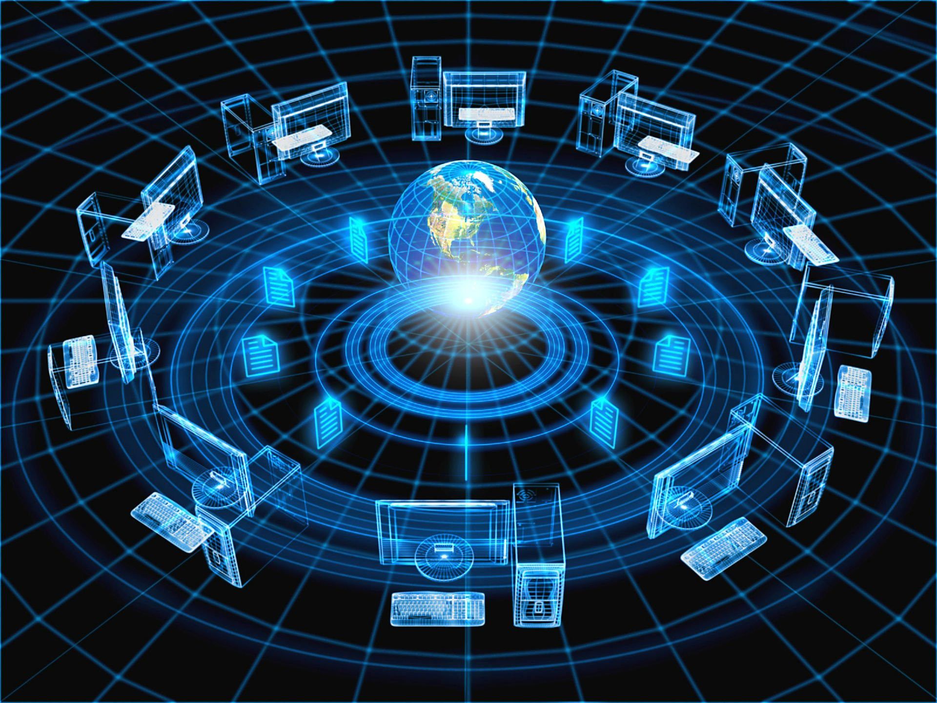 Rete globale computer collegati, 1920x1440 Full HD+, Desktop
