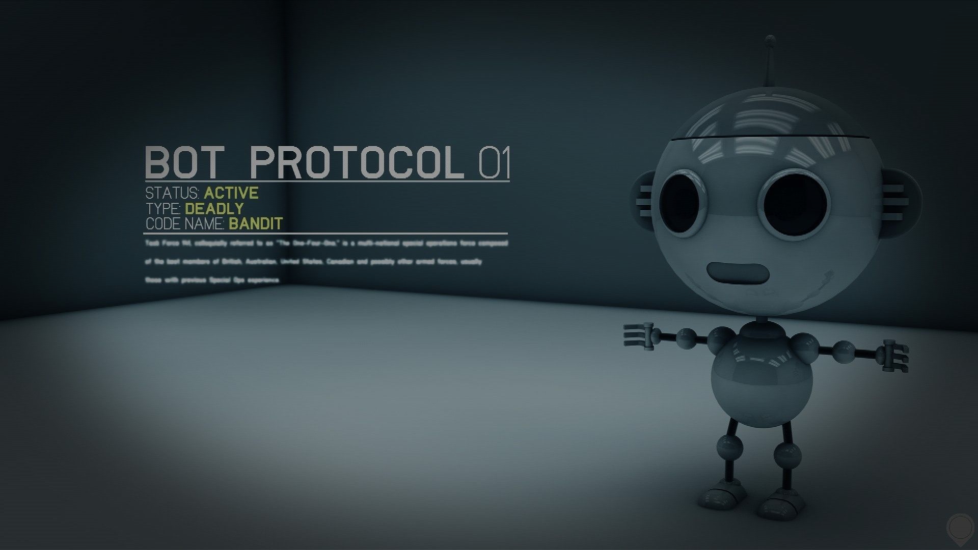 Robot bianco protocollo bot, 1920x1080 1080p, Desktop