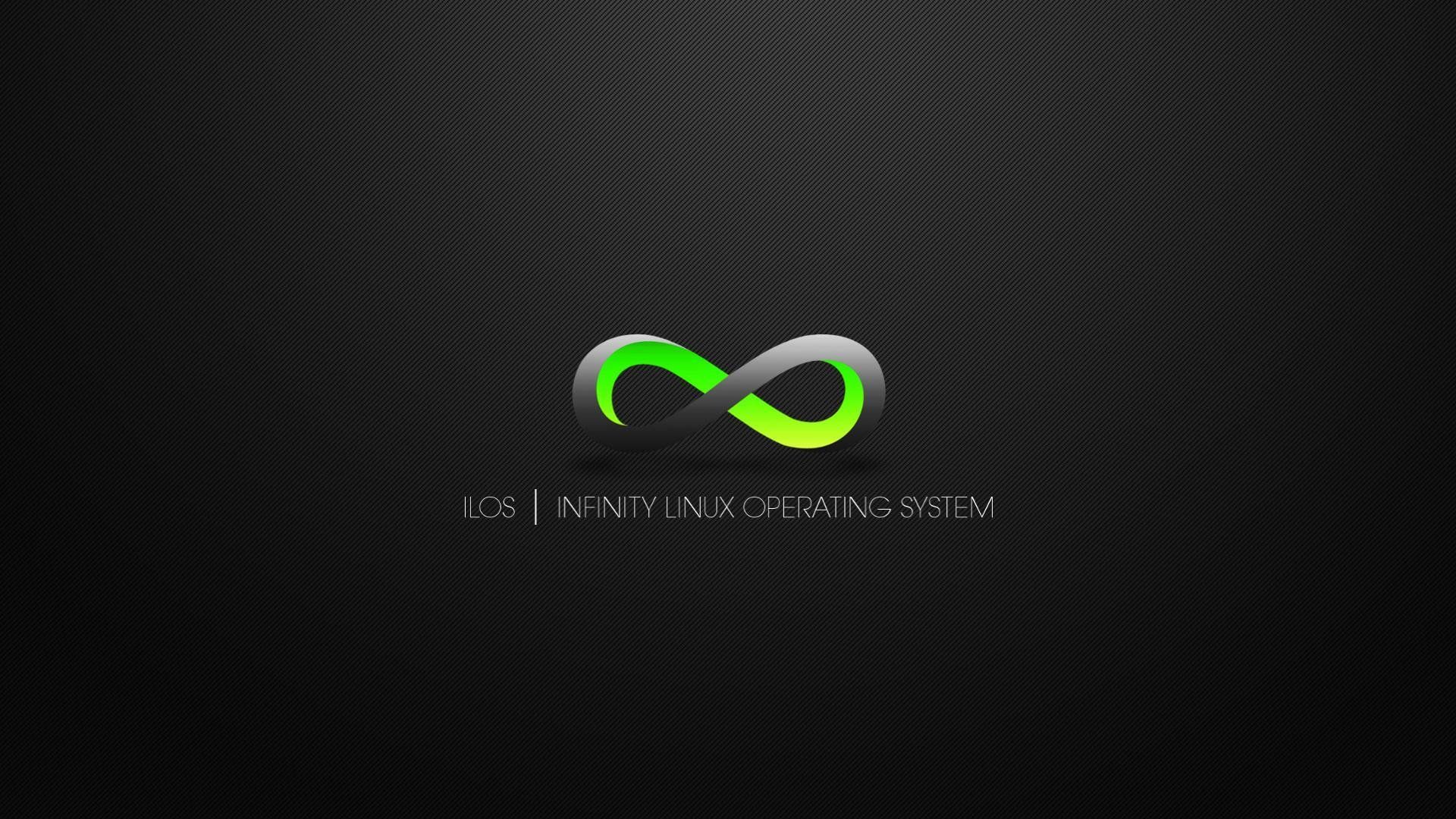 Logo Eos Linux infinito verde, 1920x1080 1080p, PC Desktop