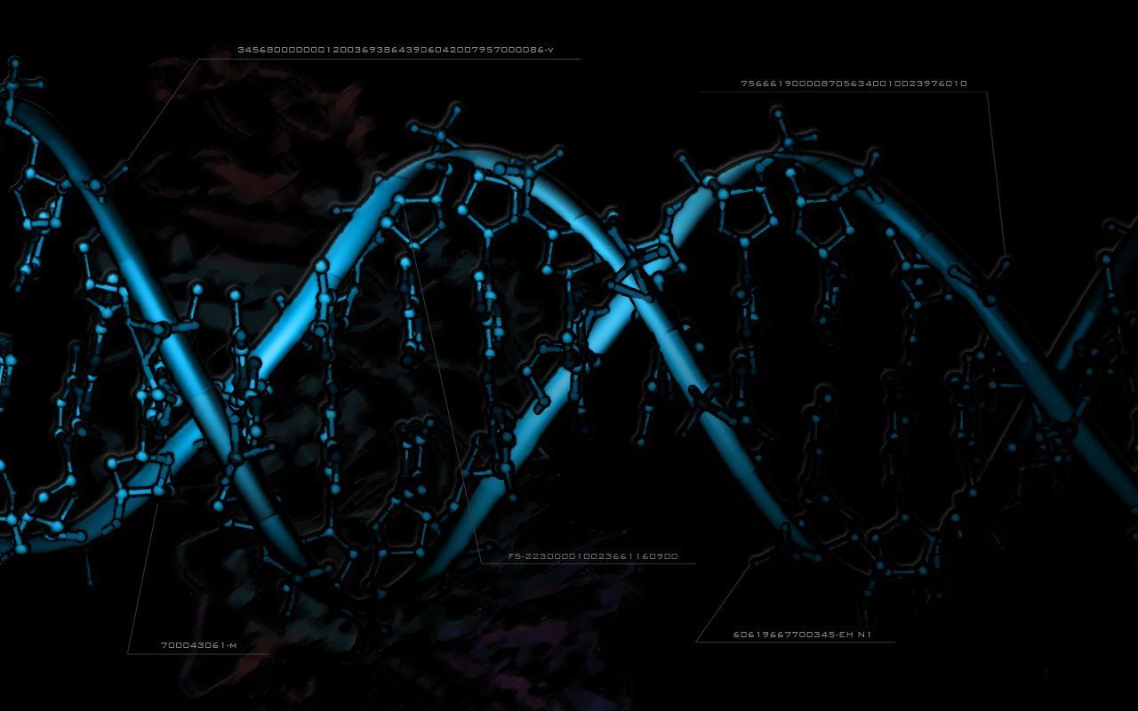 Elica DNA digitale blu, 1280x800 720p, PC