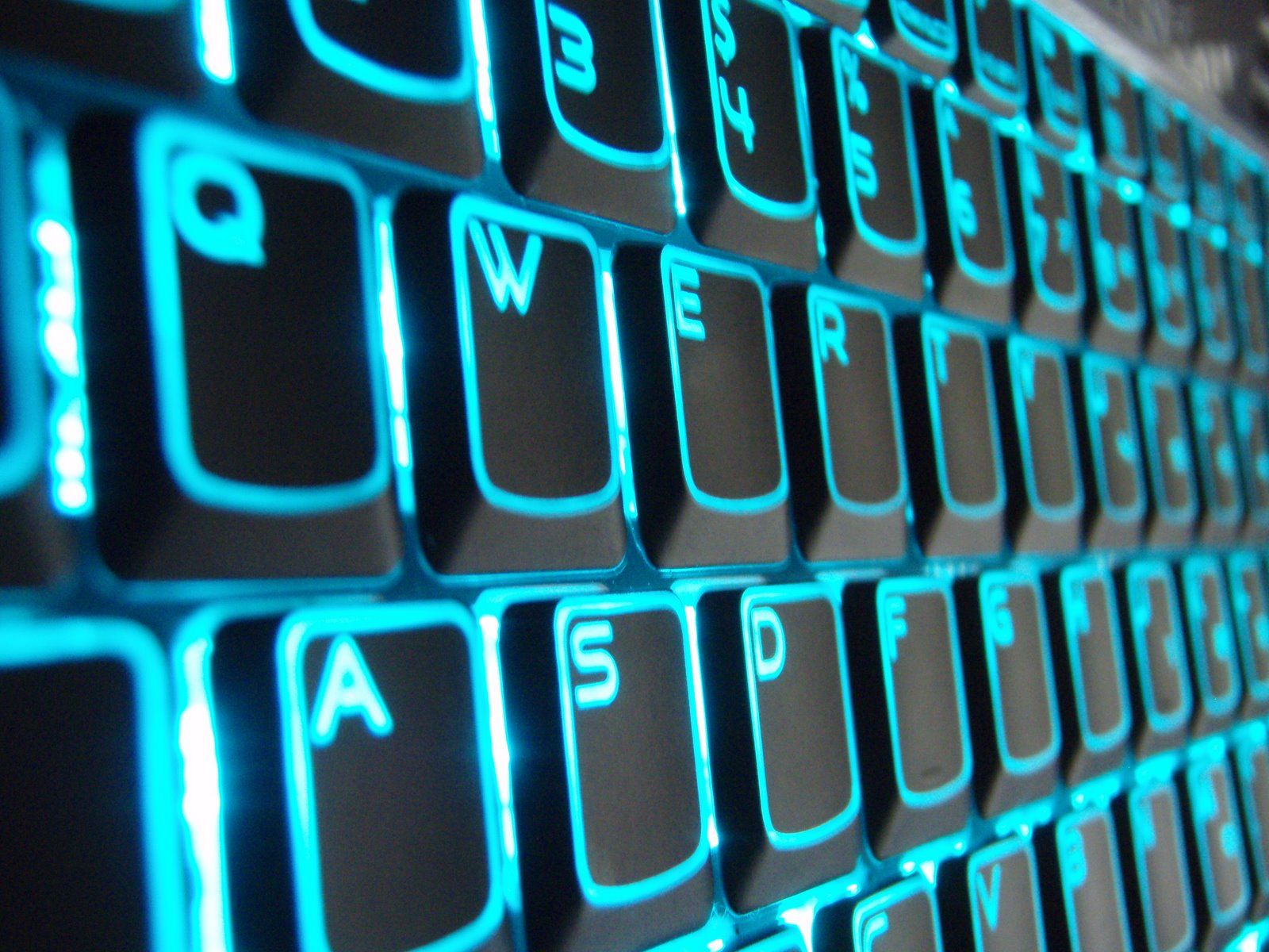 Tastiera retroilluminata blu, 1600x1200 HD, PC