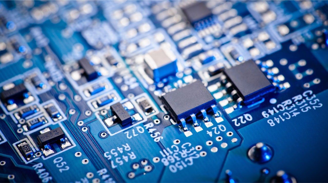circuito stampato blu, 1278x716 HD, Desktop