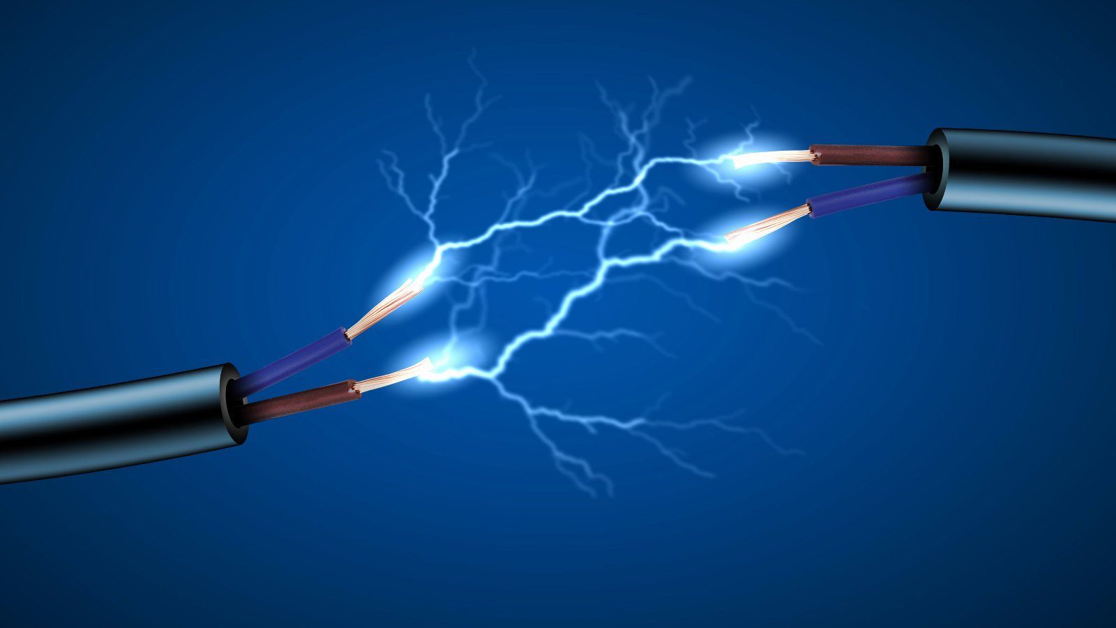 Cavi elettrici con scintille, 1600x900 HD, PC