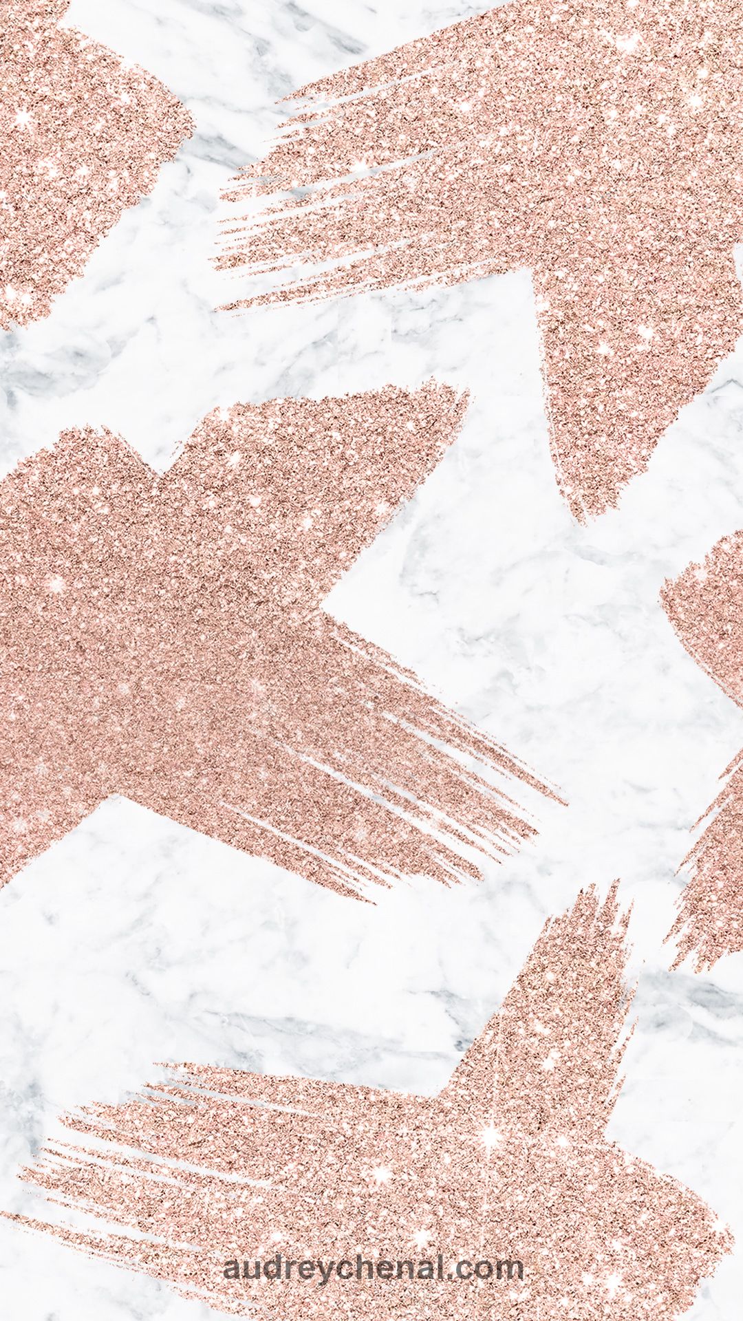 Marmo bianco glitter rosa, 1080x1920 Full HD Verticale, Smartphone