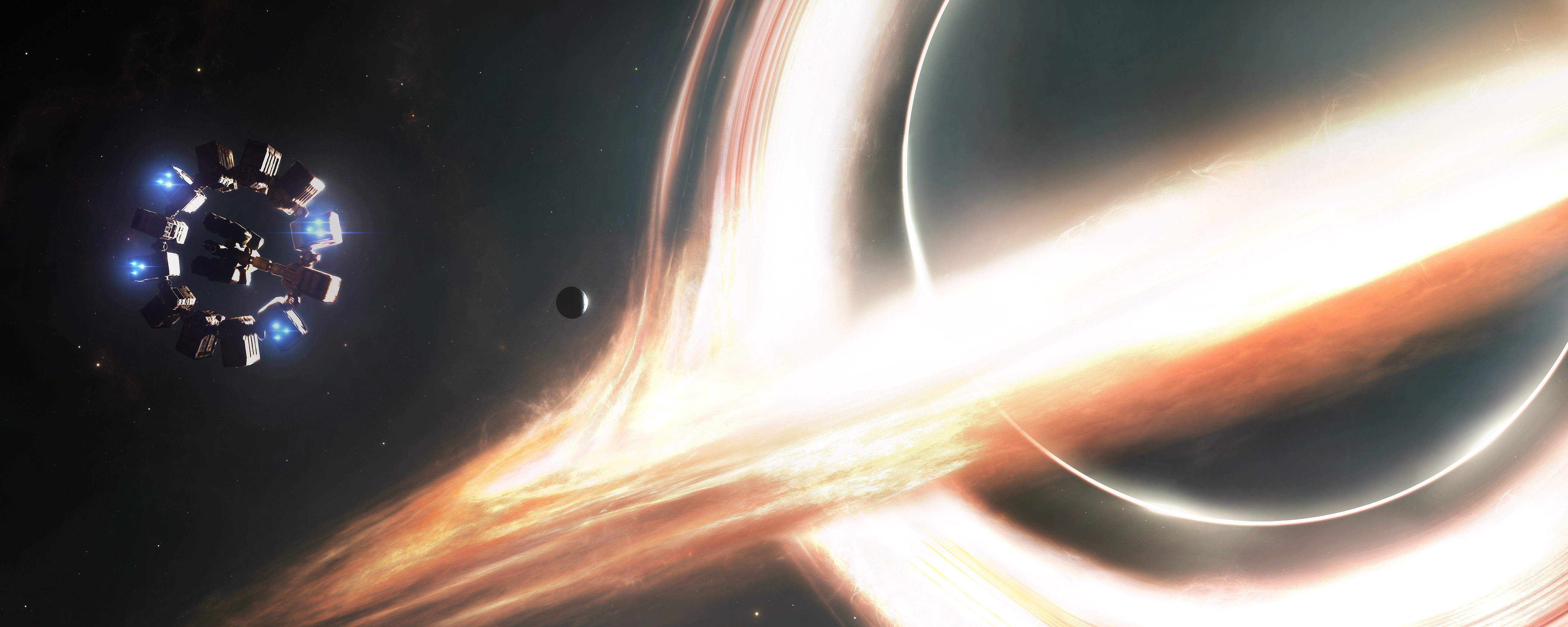 Buco nero Gargantua Interstellar, 5208x2083 21:9, Ultrawide