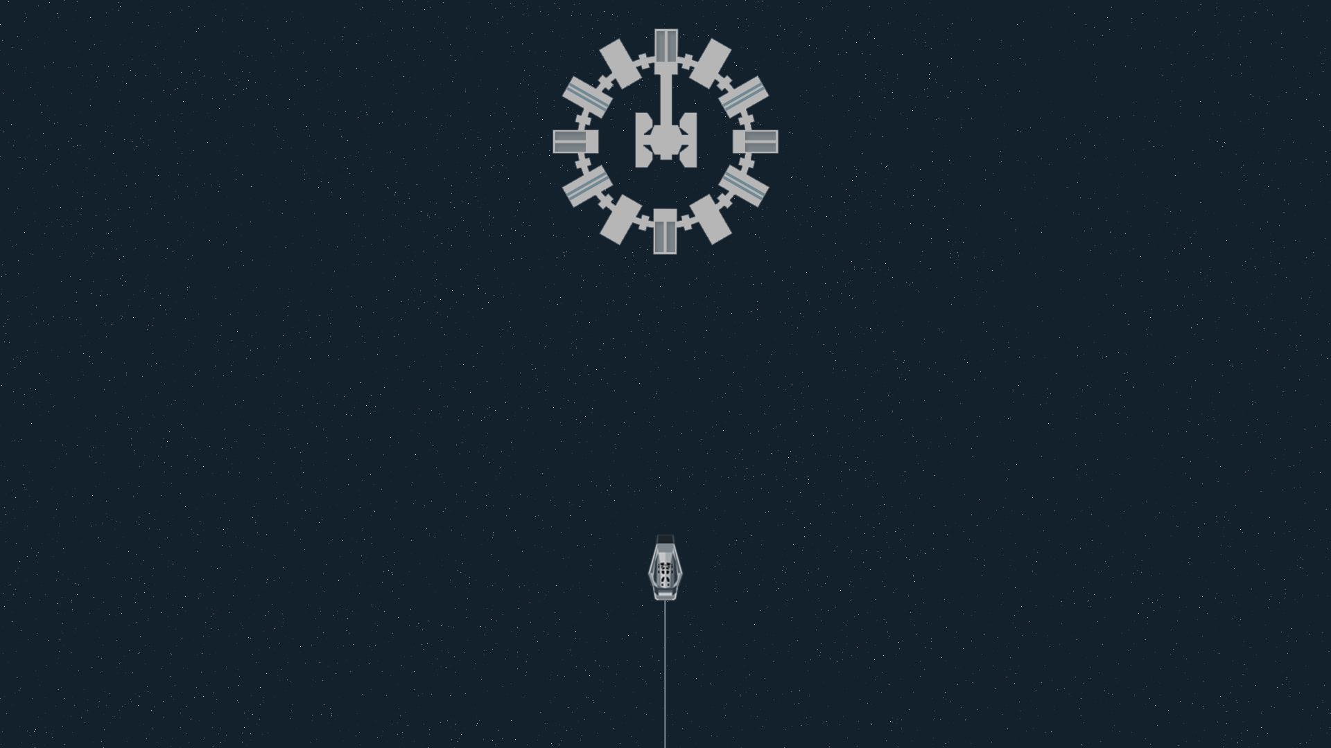 Astronave Endurance minimalista spazio, 1920x1080 Full HD, Laptop