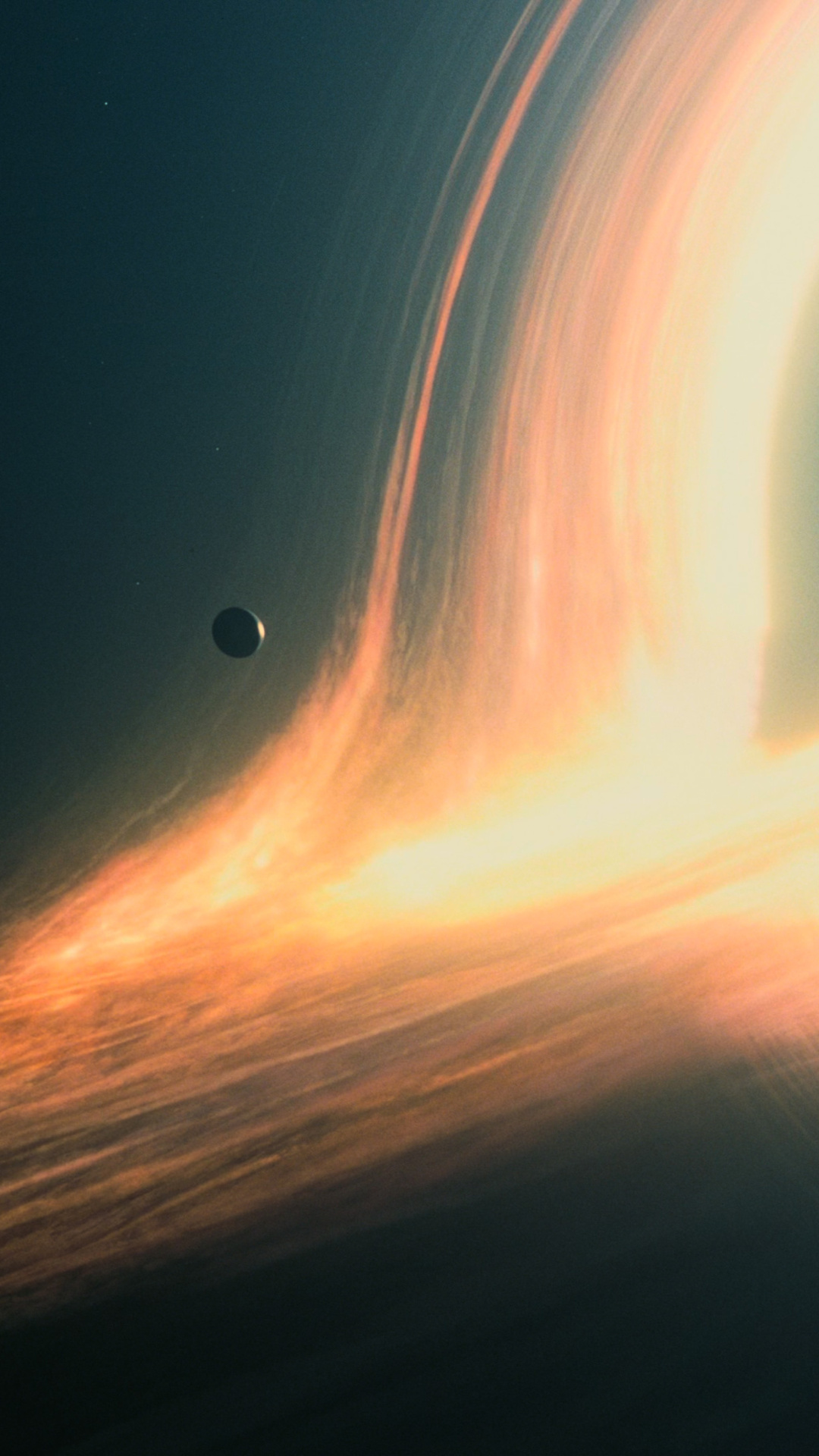 Buco nero Gargantua, Interstellar, 1080x1920 Verticale, Samsung Galaxy