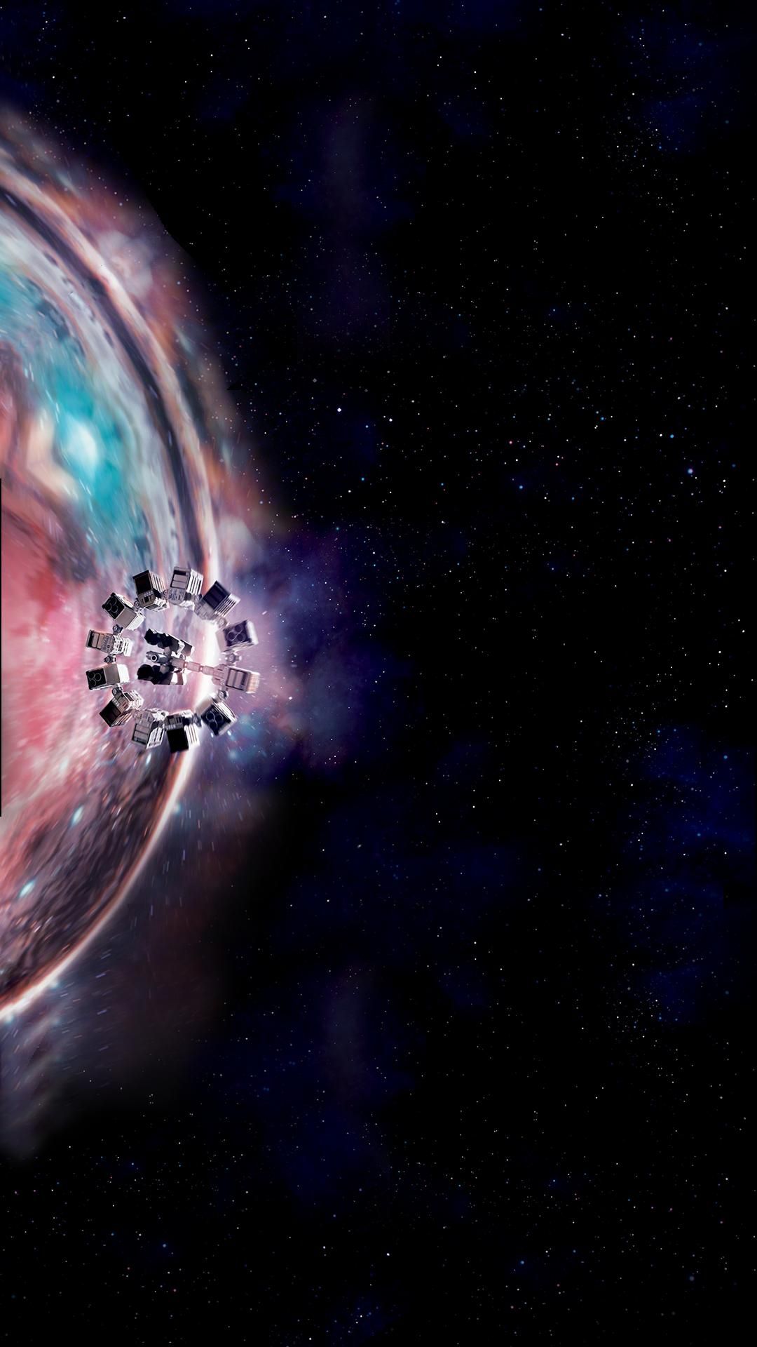 Astronave e wormhole spaziale, 1080x1920 Full HD Verticale, Samsung Galaxy