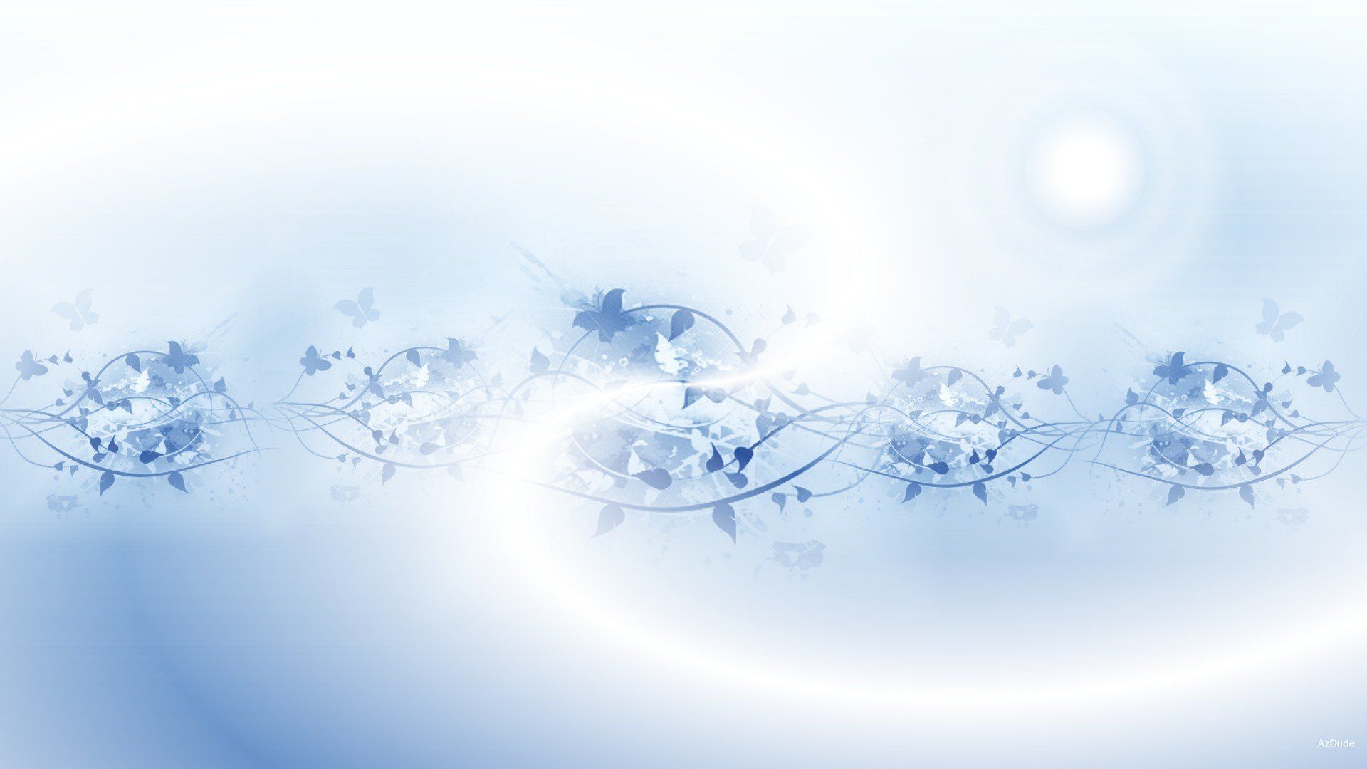 Fiocchi di neve astratti azzurri, 1920x1080 Full HD 1080p, Desktop