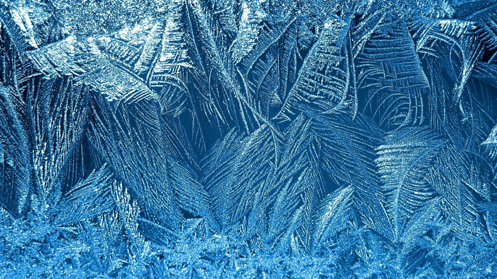 Cristalli di ghiaccio blu, 1920x1080 1080p, Desktop