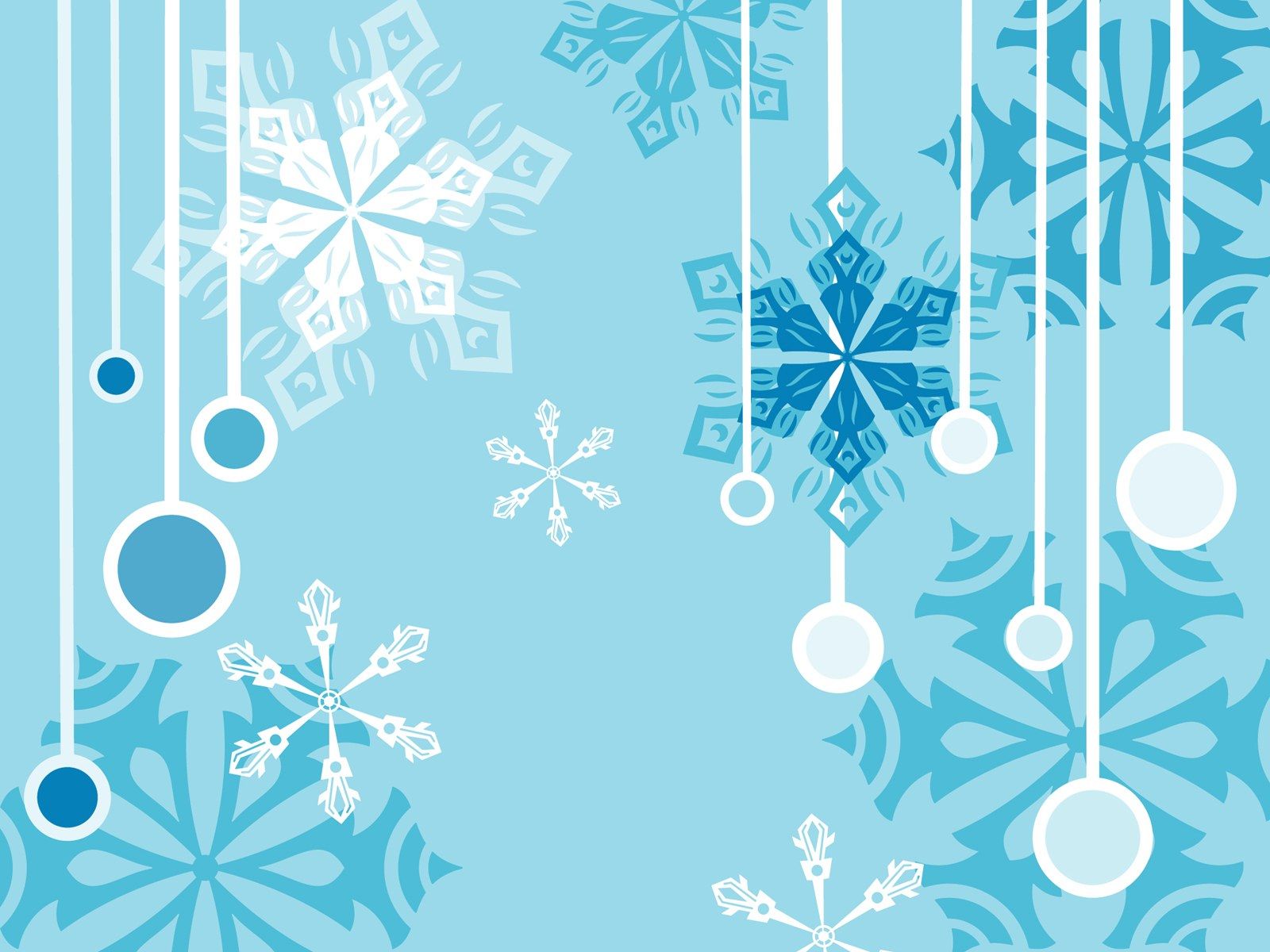 Fiocchi di neve astratti blu, 1600x1200 HD, ROG Asus Laptop