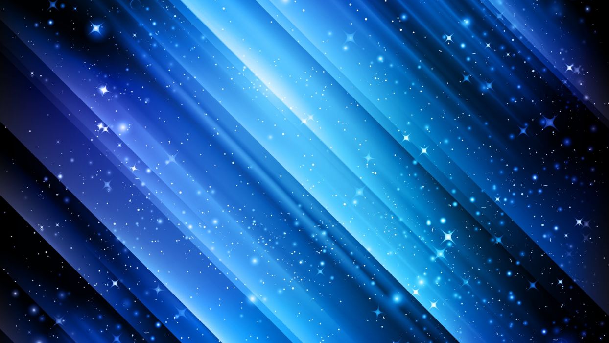 Linee blu astratte con stelle, 1244x700 HD, Desktop