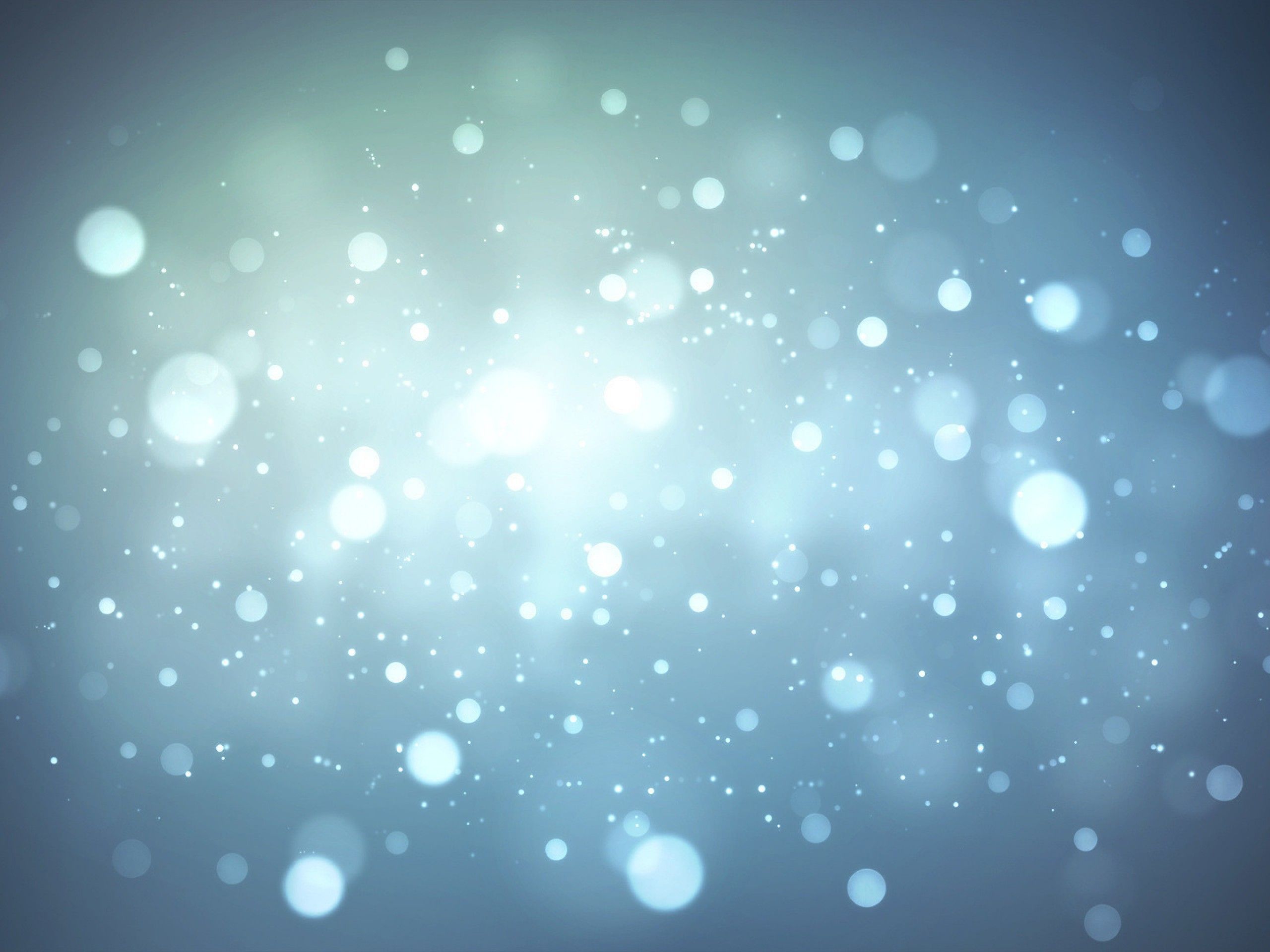 Bokeh astratto neve blu, 2560x1920 2K, Monitor Gaming