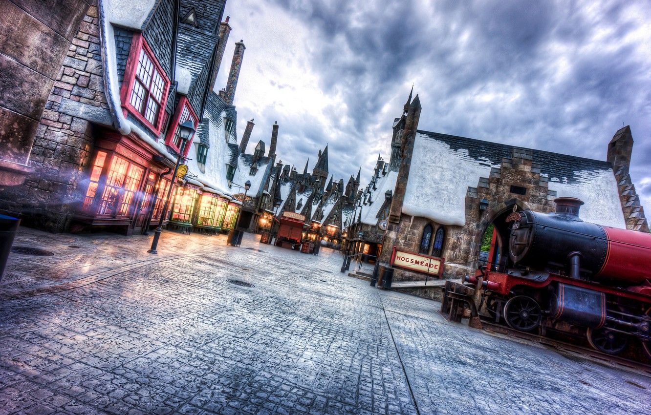 Villaggio magico Hogsmeade Harry Potter, J.K. Rowling, 1332x850 720p, Laptop