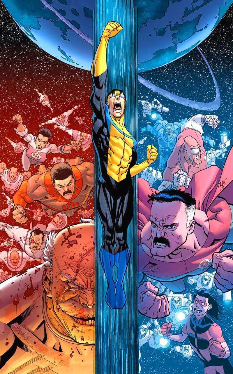 Invincible personaggi fumetto spazio, 800x1280 Full HD Verticale, iPhone
