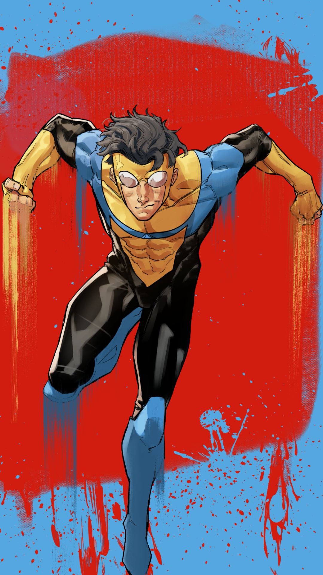 Invincible supereroe volo, 1080x1920 Full HD Verticale, Smartphone
